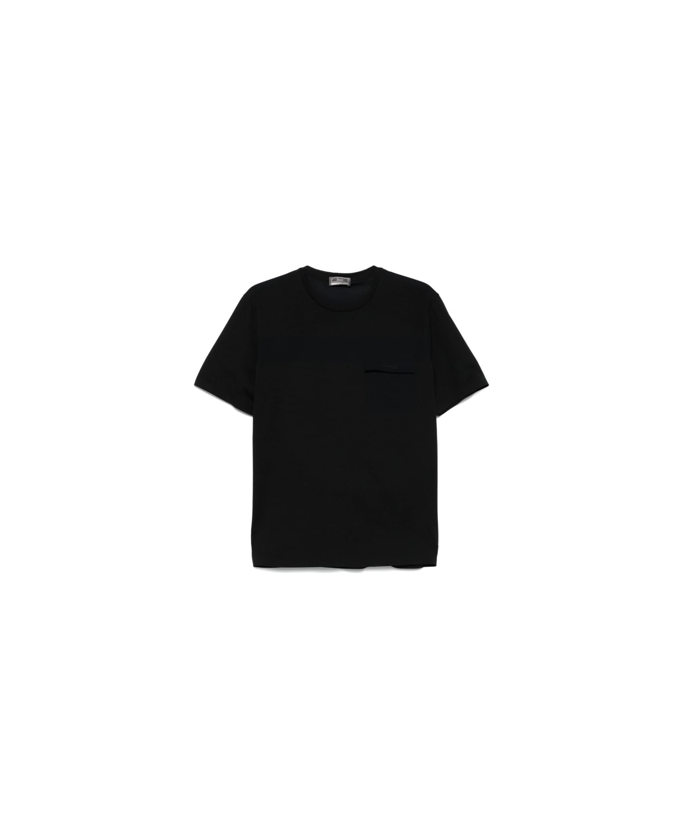 Herno T-shirt With Logo - Black