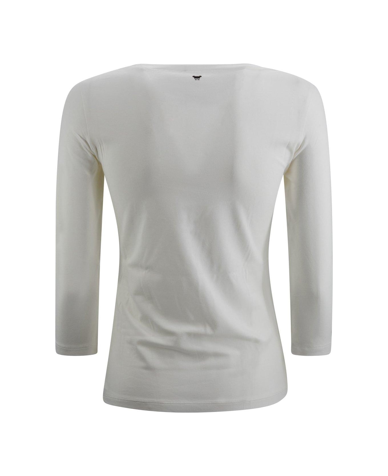 Weekend Max Mara Stretched Jersey T-shirt - WHITE