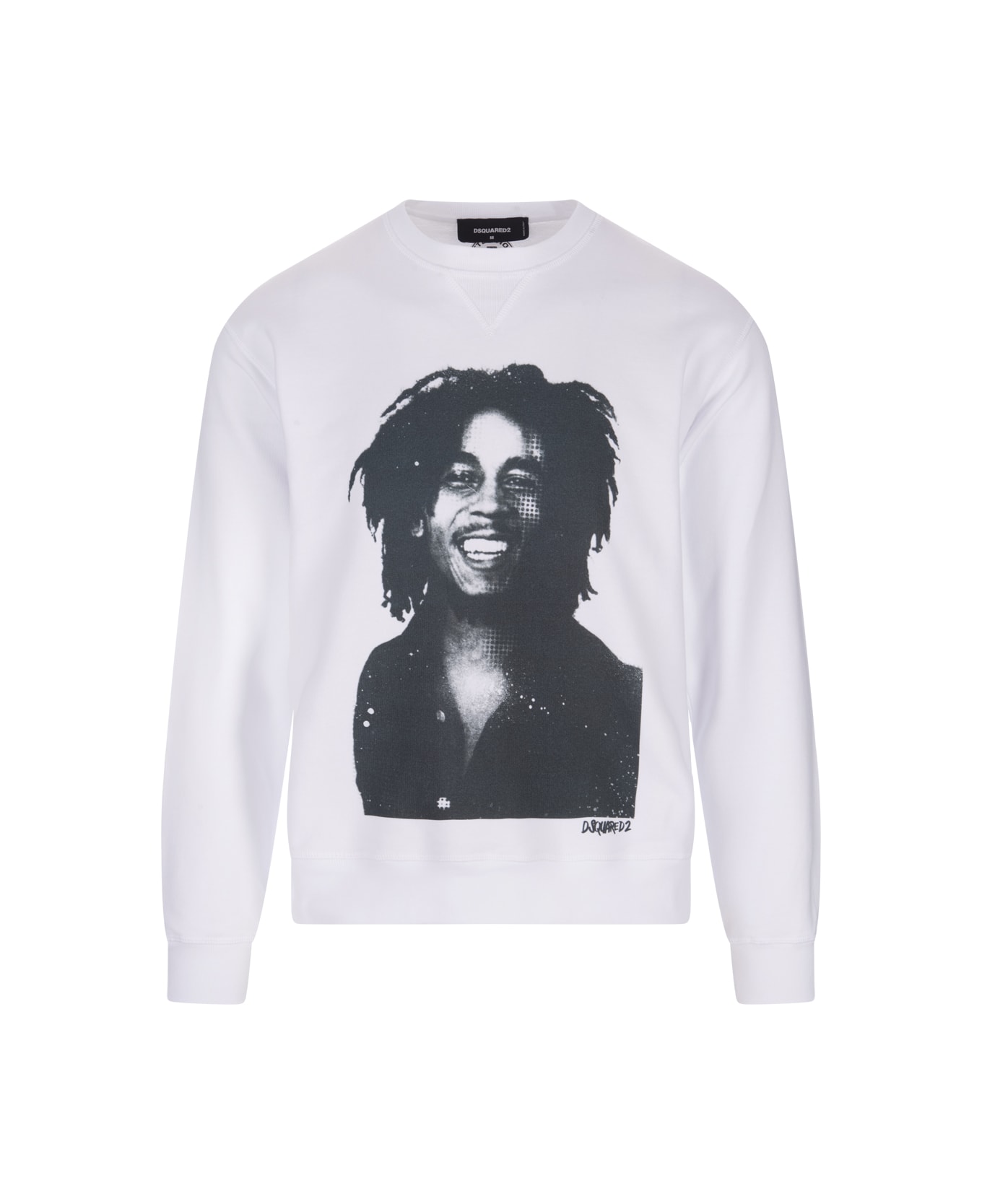 Dsquared2 Bob Marley Cool Sweatshirt - Bianco