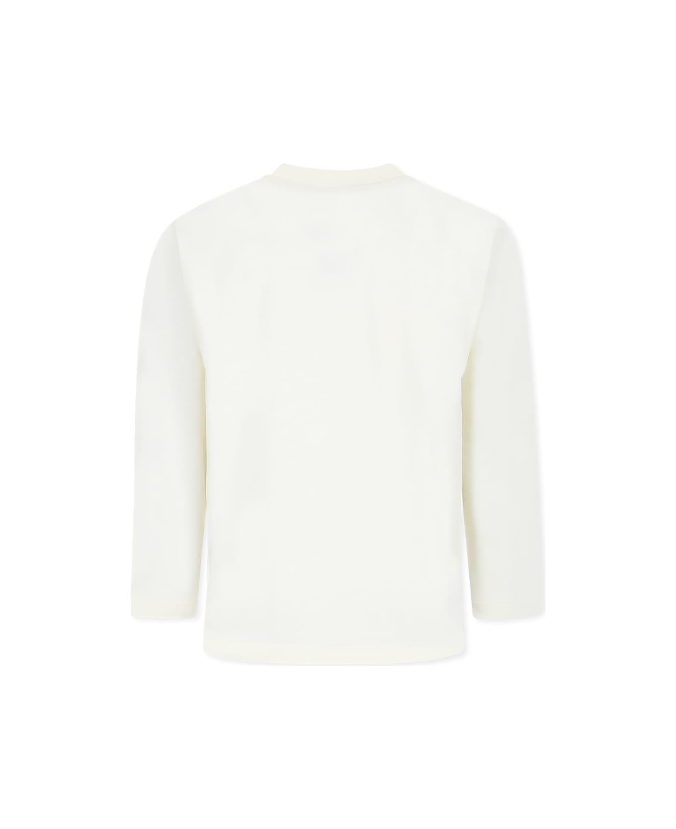 Etro Ivory T-shirt For Girl With Pegasus - Ivory