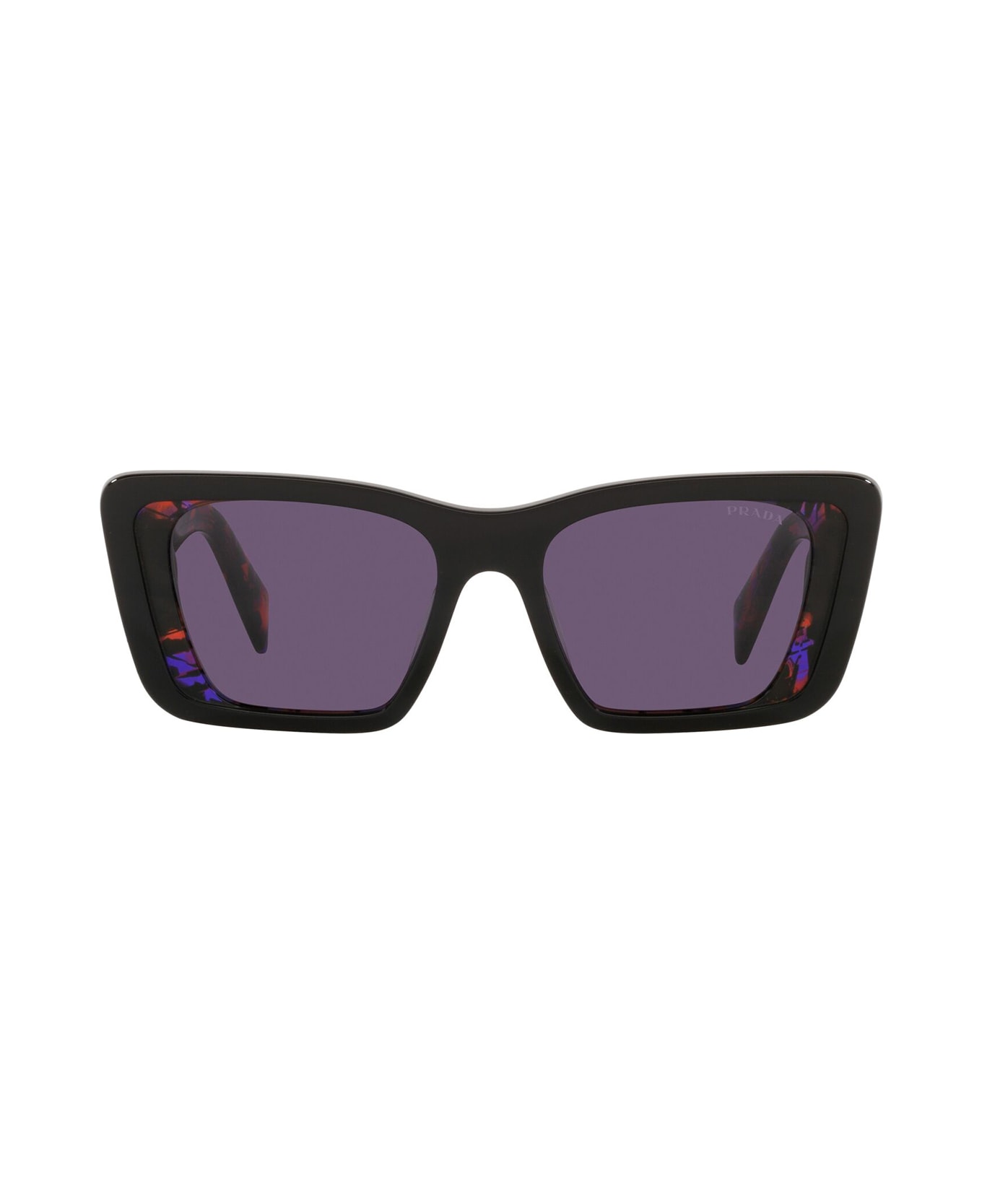 Prada Eyewear Pr 08ys Black / Havana Abstract Sunglasses - Black / Havana Abstract