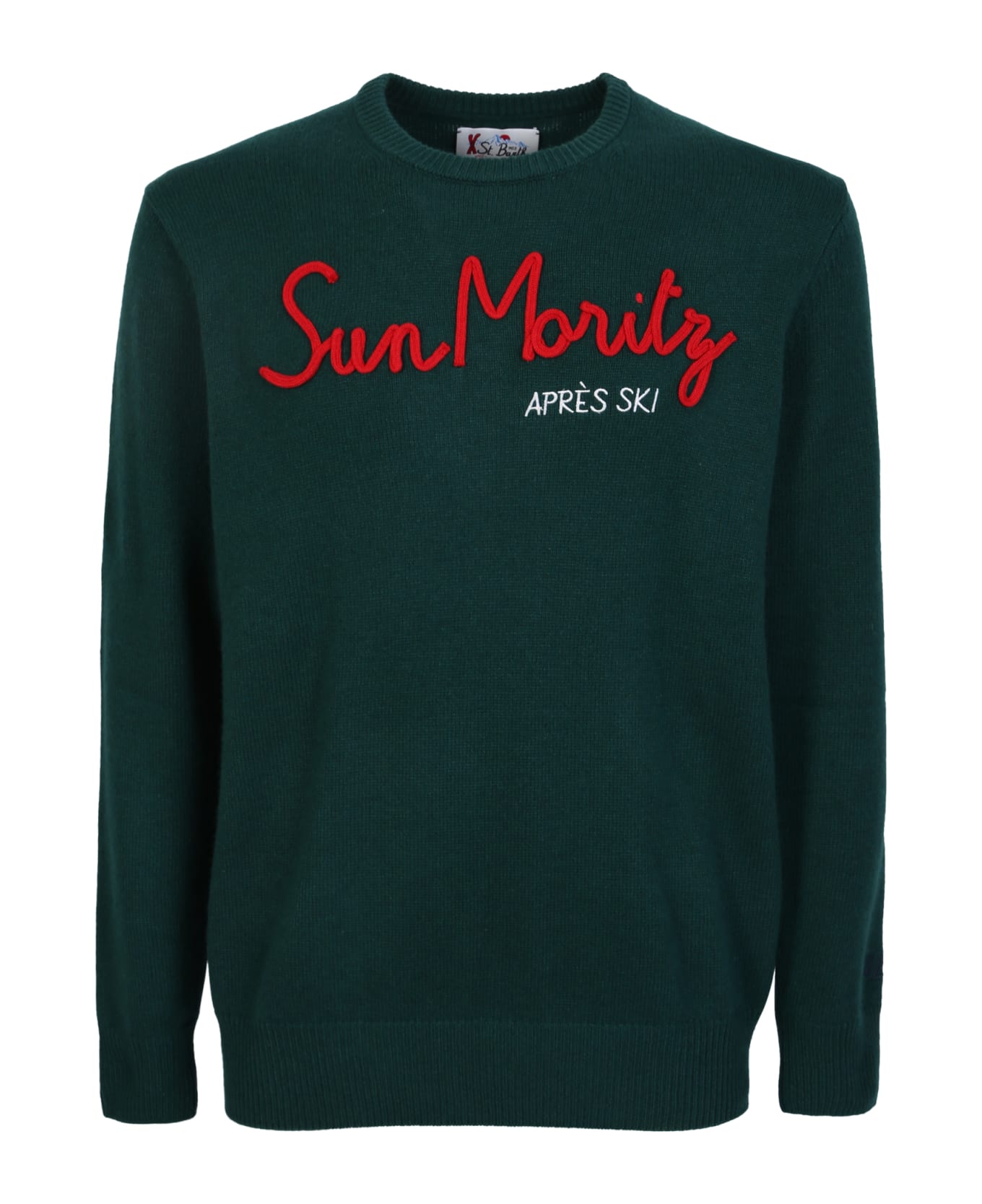 MC2 Saint Barth 'sun Moritz' Sweater In Green - Green