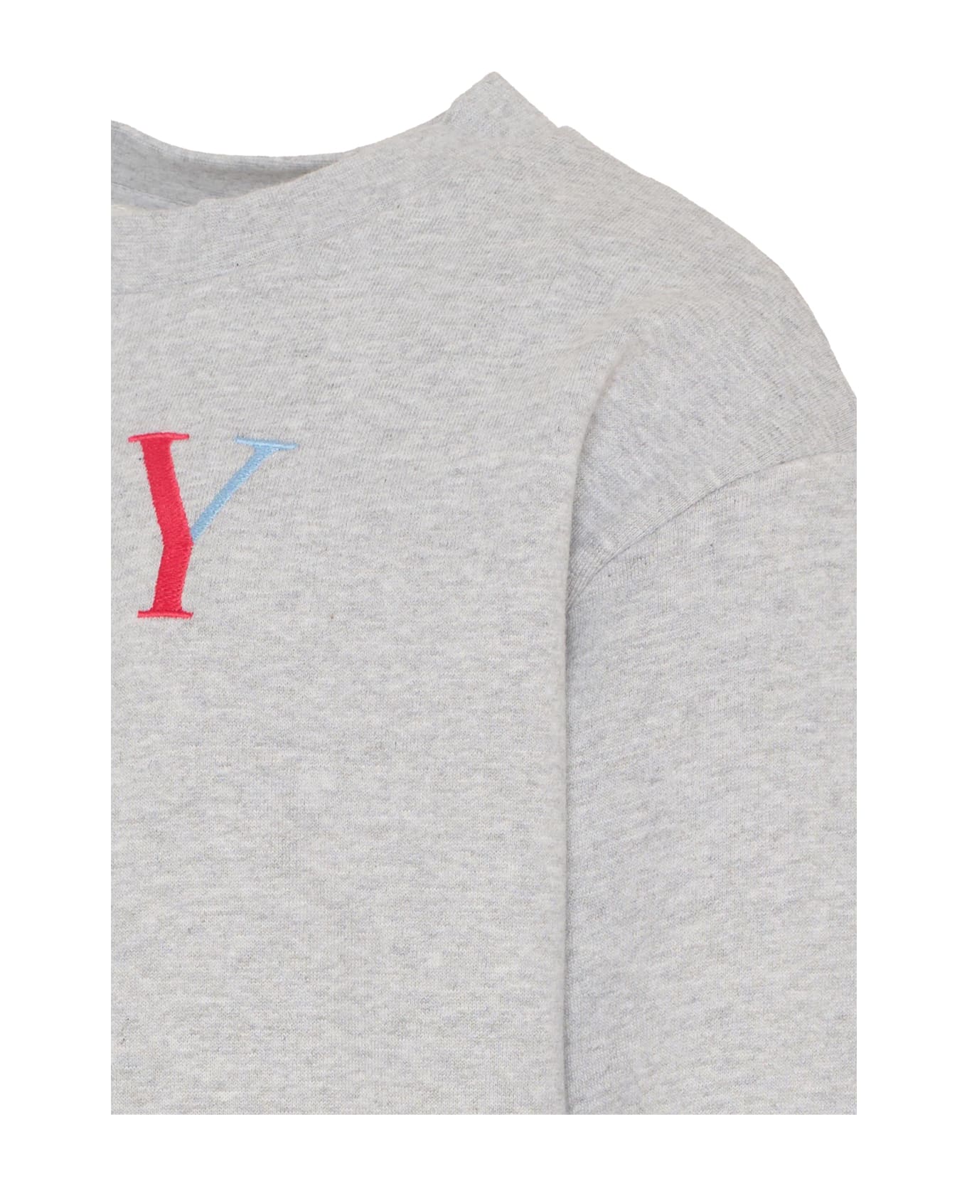 Fay Gray Sweatshirt For Boy With Logo - Grey