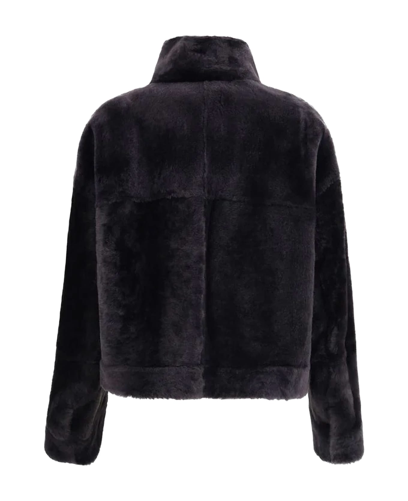 Brunello Cucinelli Shearling Jacket - Carbone