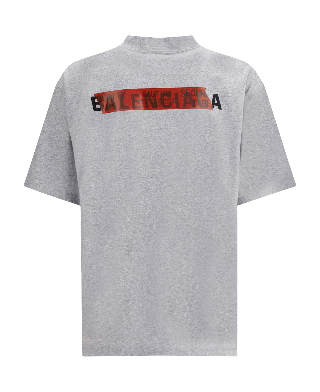 Balenciaga T-shirt With Taped Balenciaga Back Motif