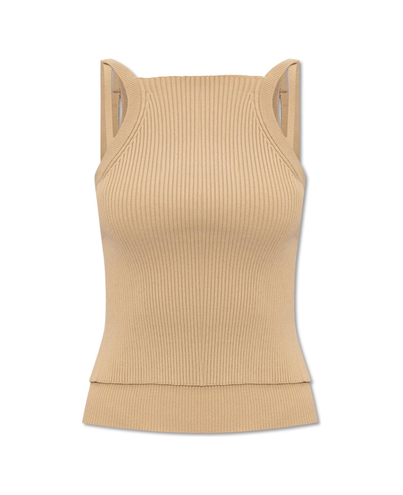 Emporio Armani Top From The 'sustainability' Collection - Brown ブラウス