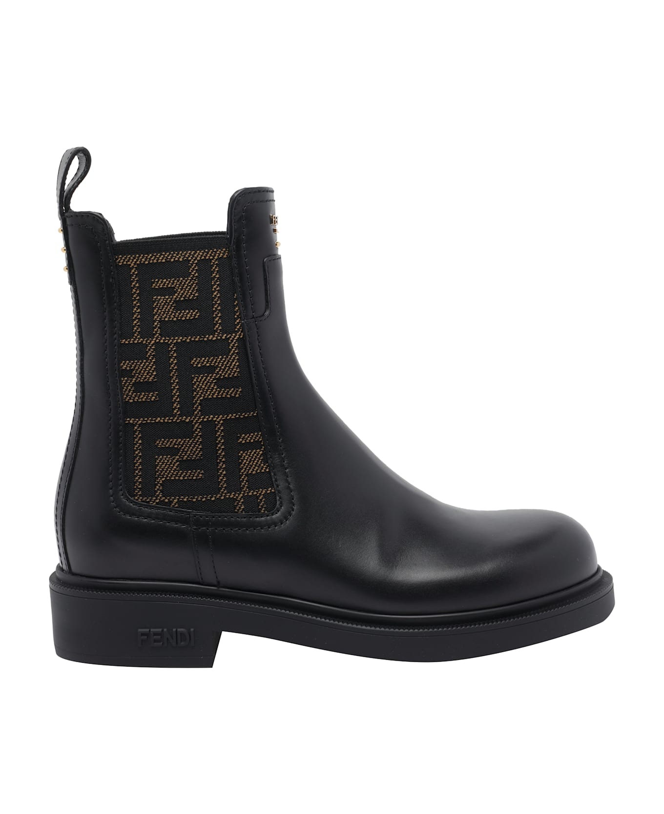 Fendi Filo Booties - Brown