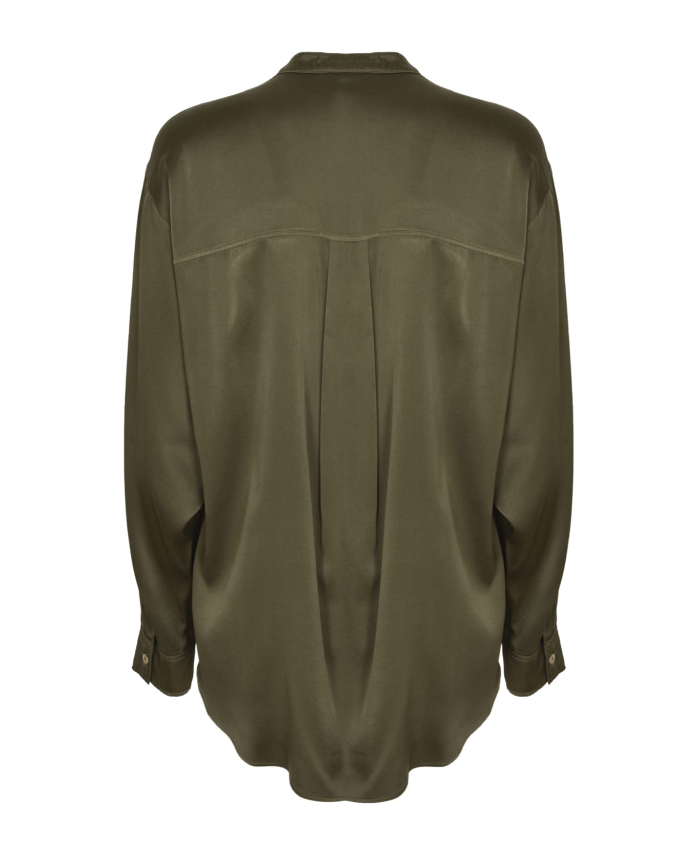 Forte_Forte Silk Blouse - Olive