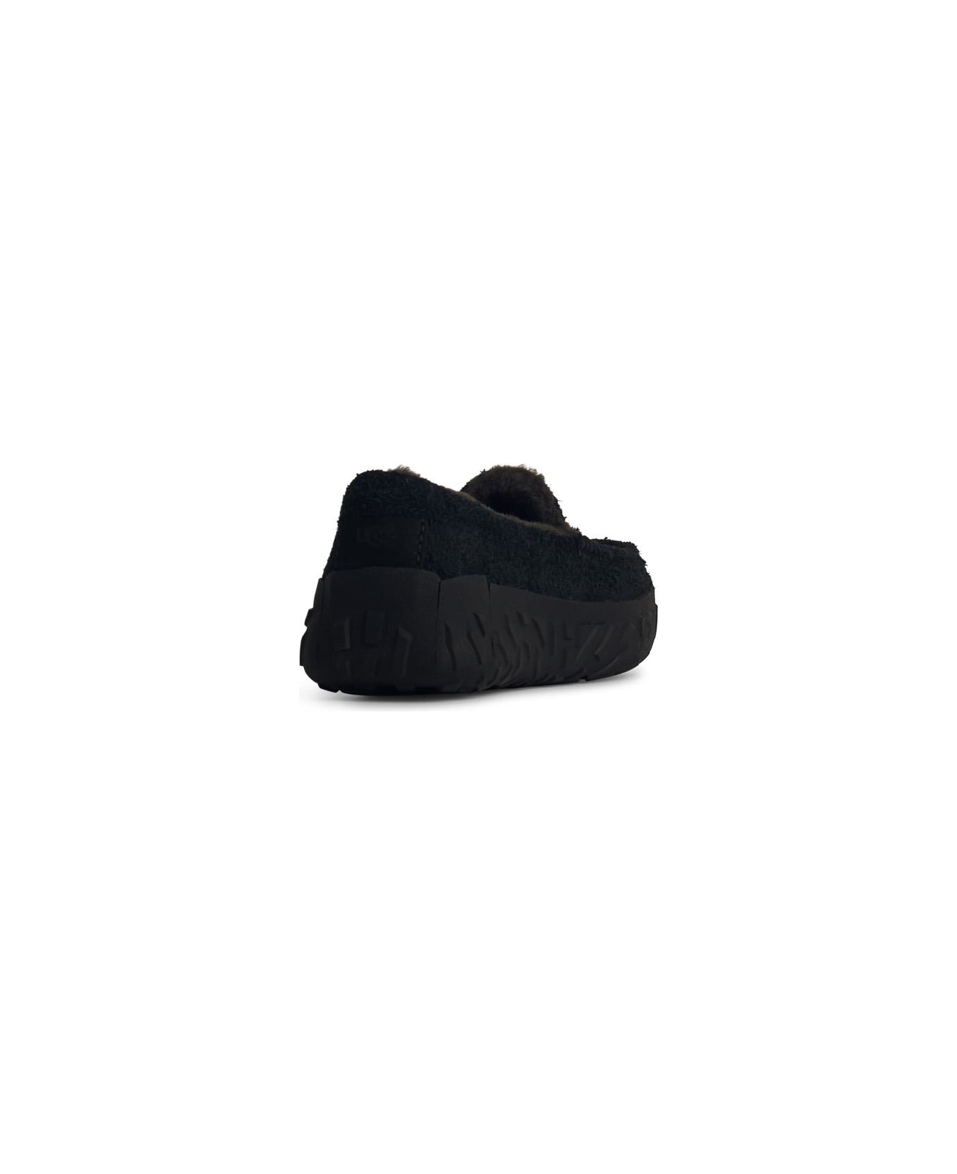 UGG 
ascot
 Black Suede Loafers - Black