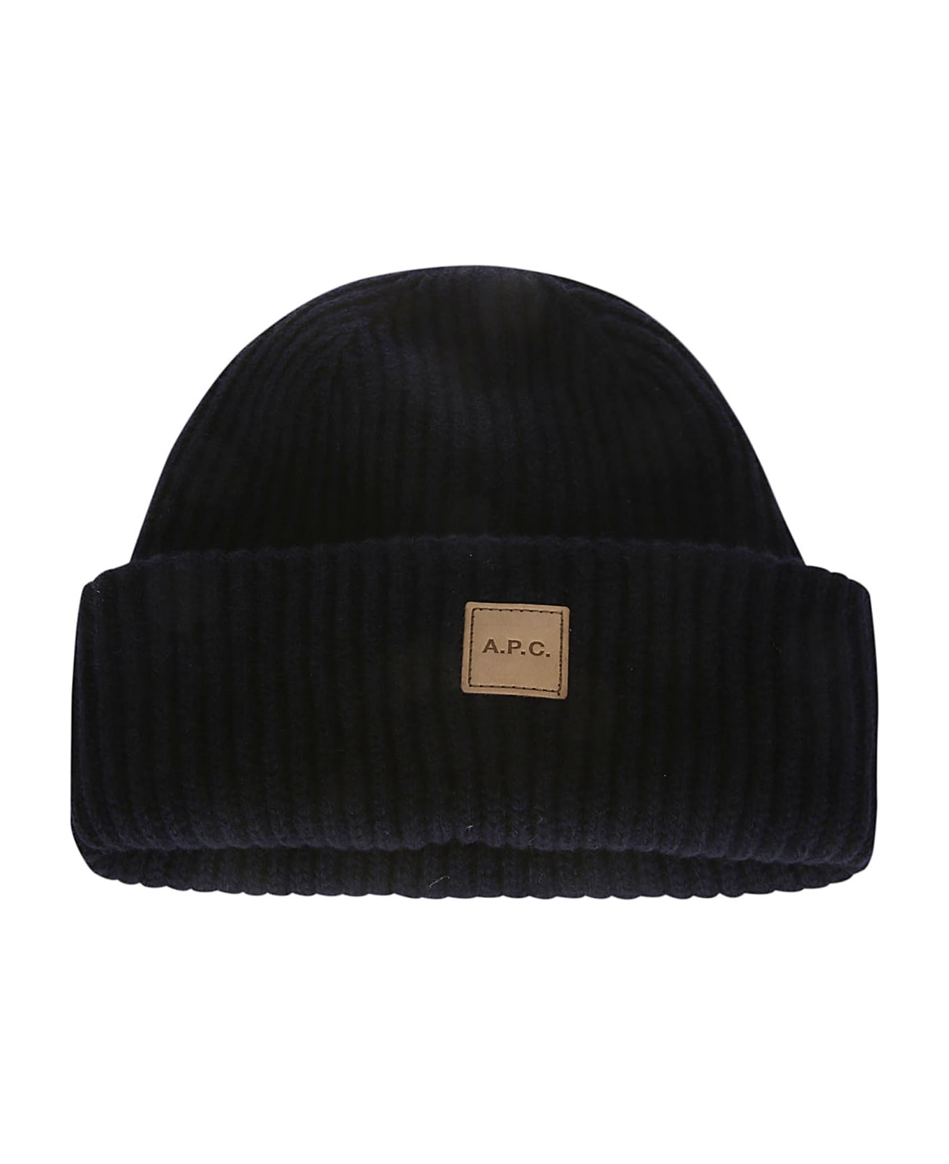 A.P.C. Michelle Wool And Cashmere Beanie Hat - NAVY
