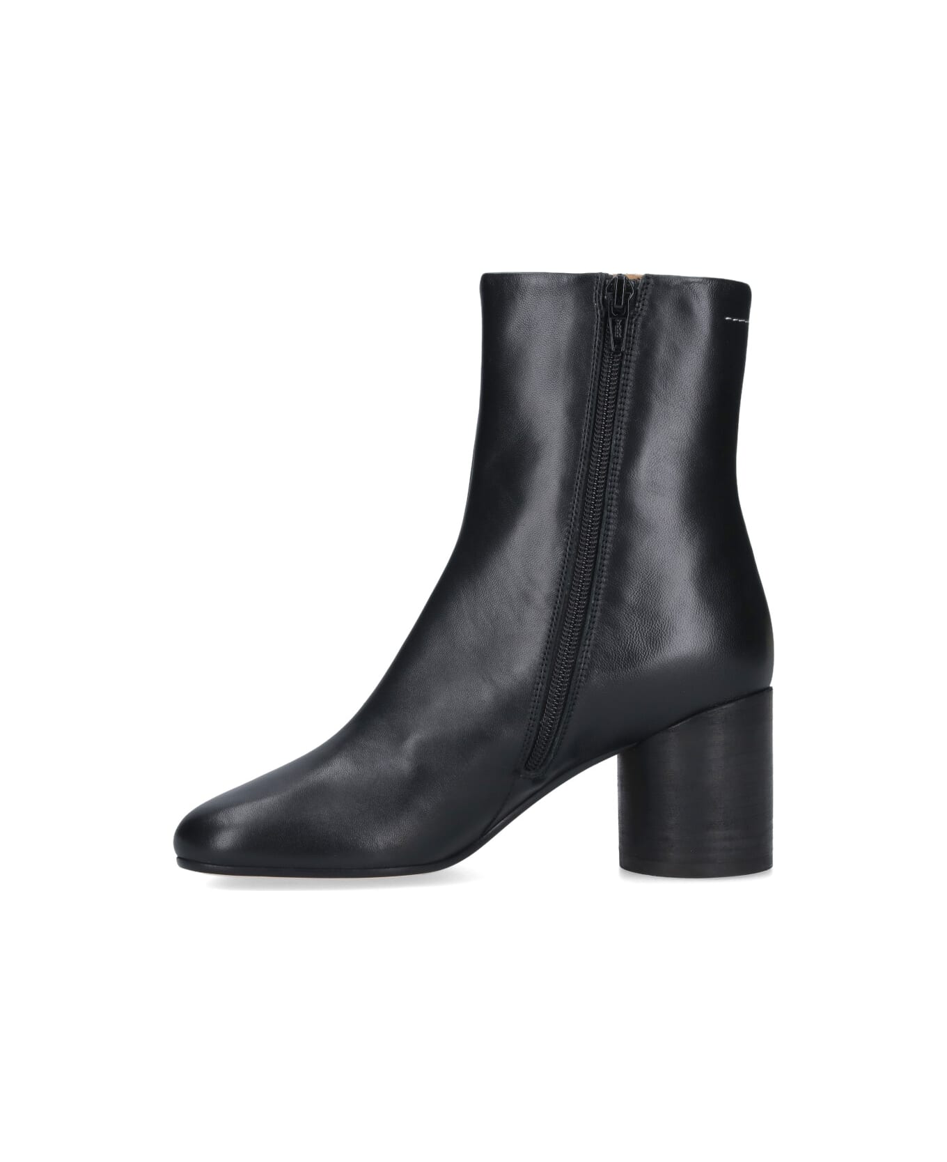MM6 Maison Margiela Anatomical Ankle Boots - BLACK