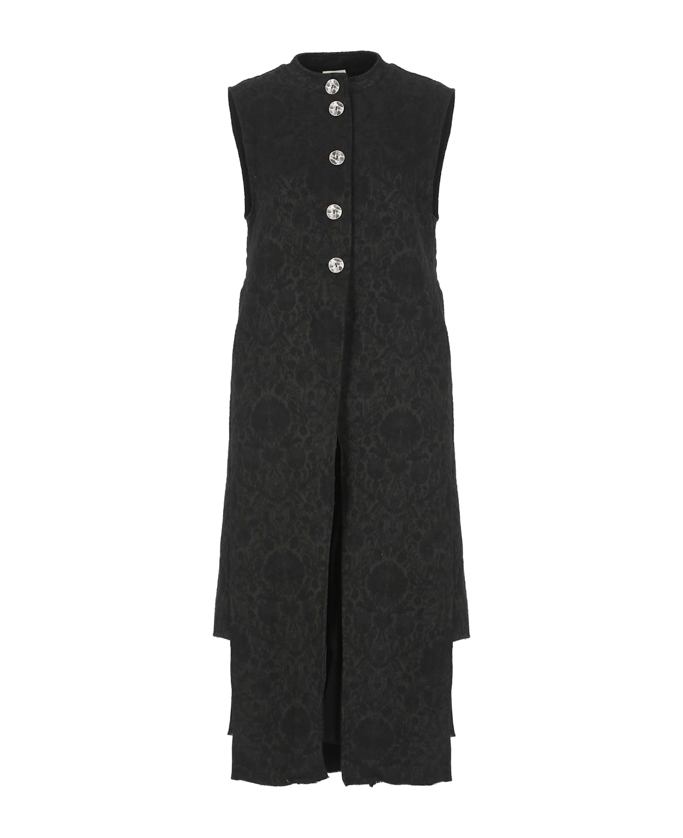 Sanctamuerte Cotton Gilet - Black