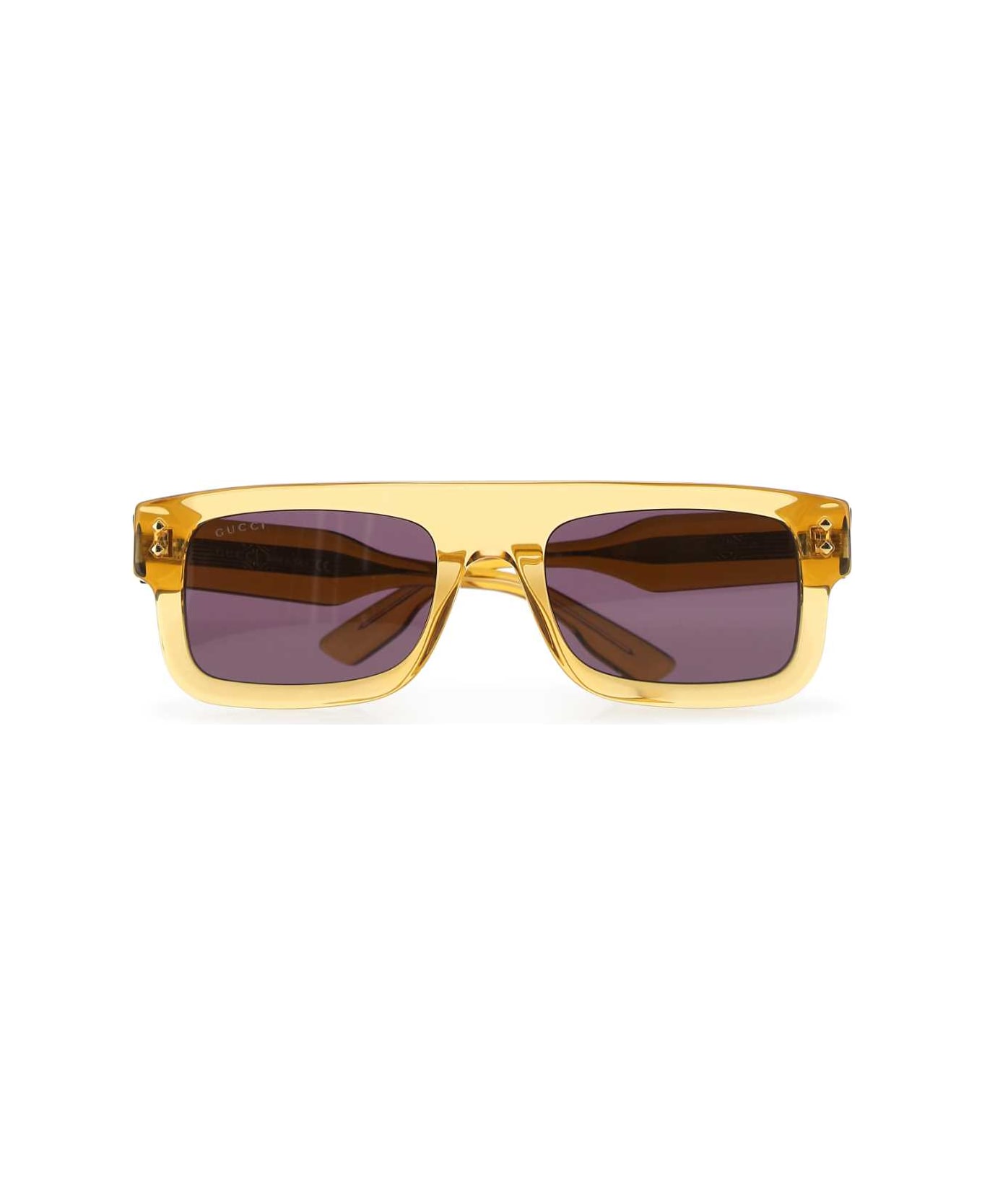 Gucci Ochre Acetate Sunglasses - 7012