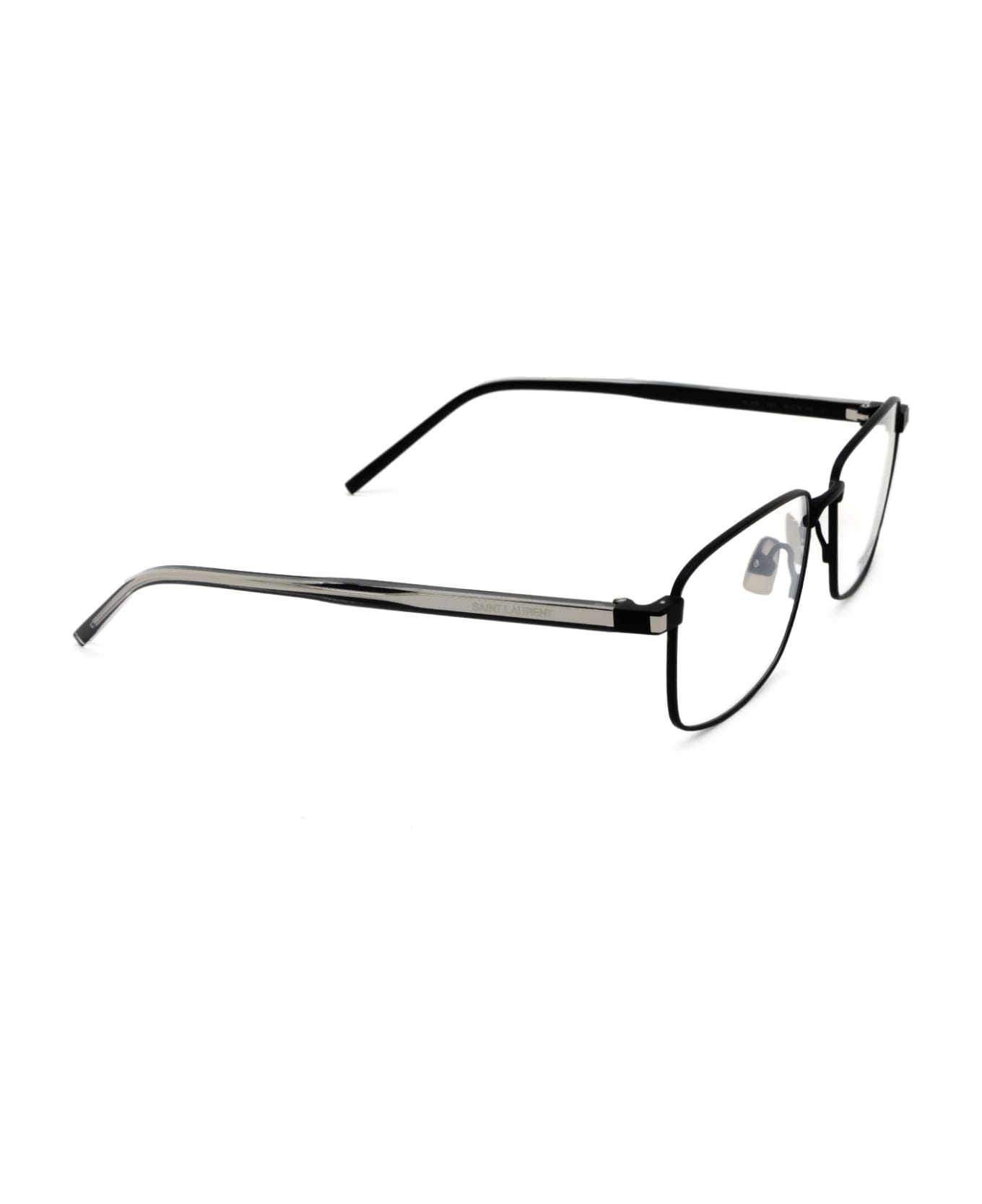 Saint Laurent Eyewear Sl 666 Black Glasses - Black