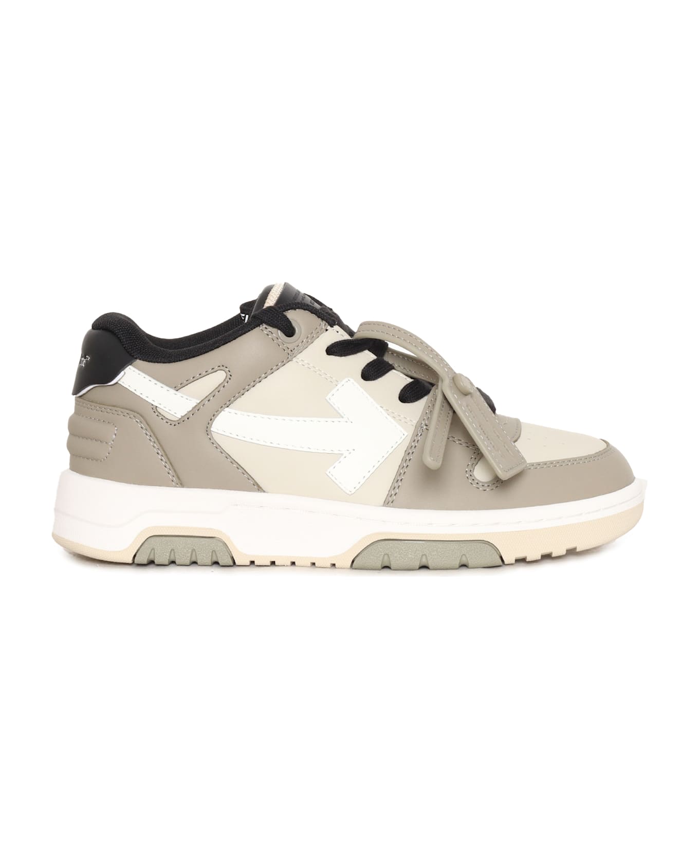 Off-White Out Of Office Olive Green - Light Brown - GREEN