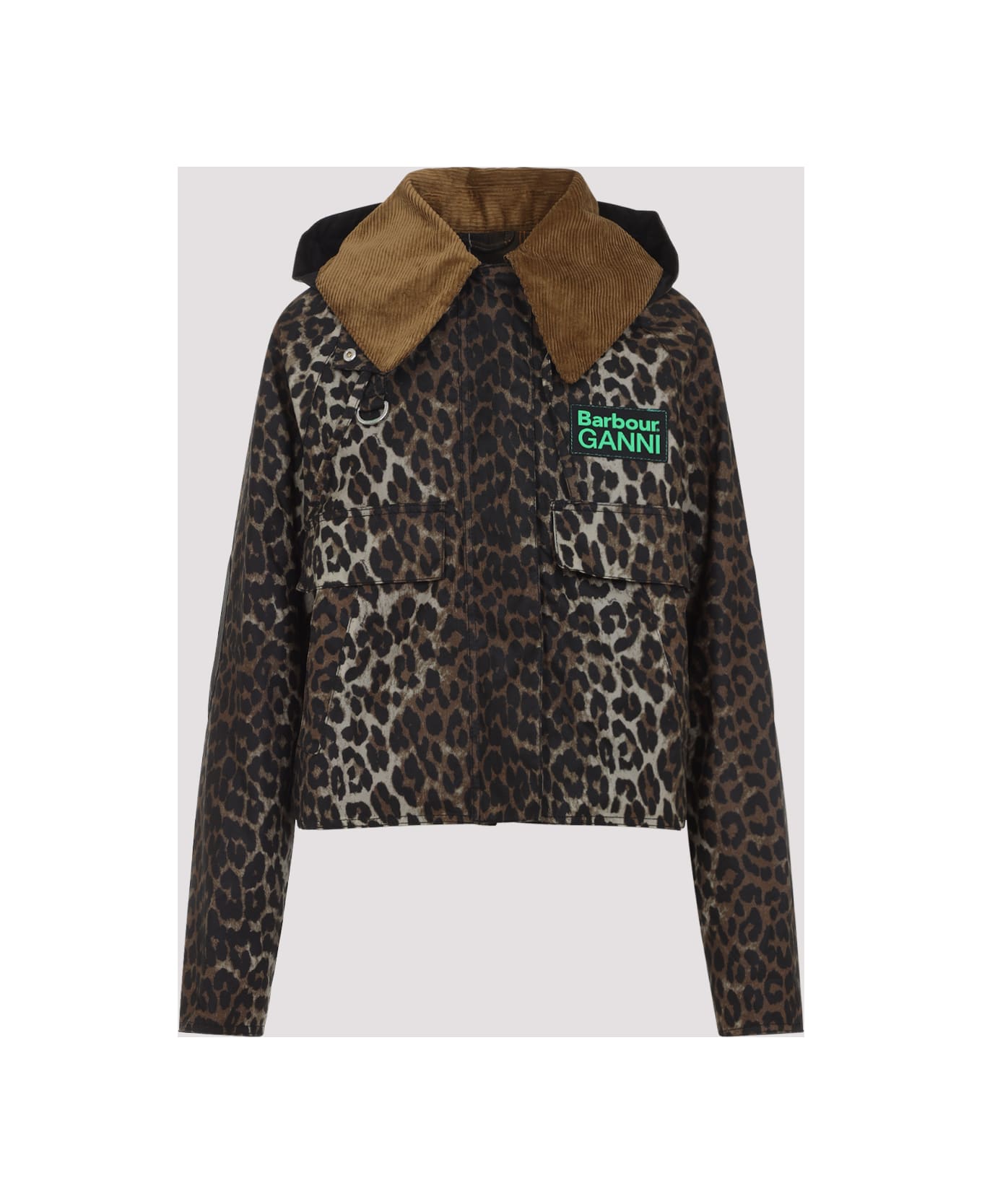 Barbour Anorak Wax Jacket - Leopard Print Classi