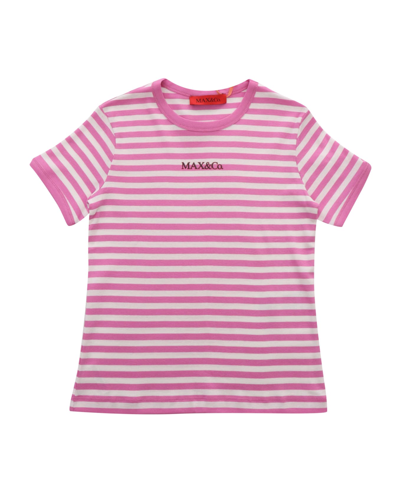 Max&Co. Pink Striped T-shirt - PINK