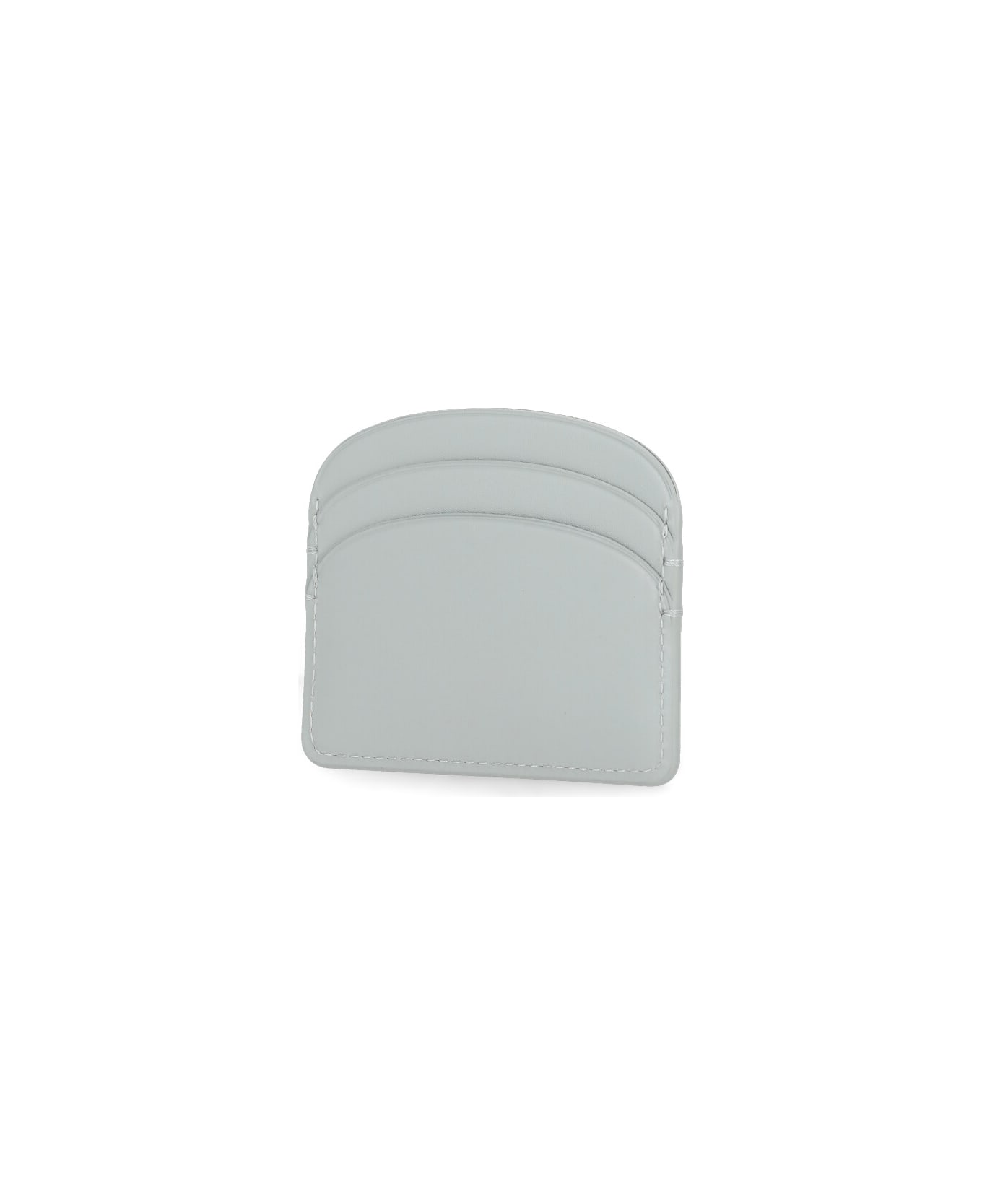 A.P.C. Demi Lune Card Holder - Grey