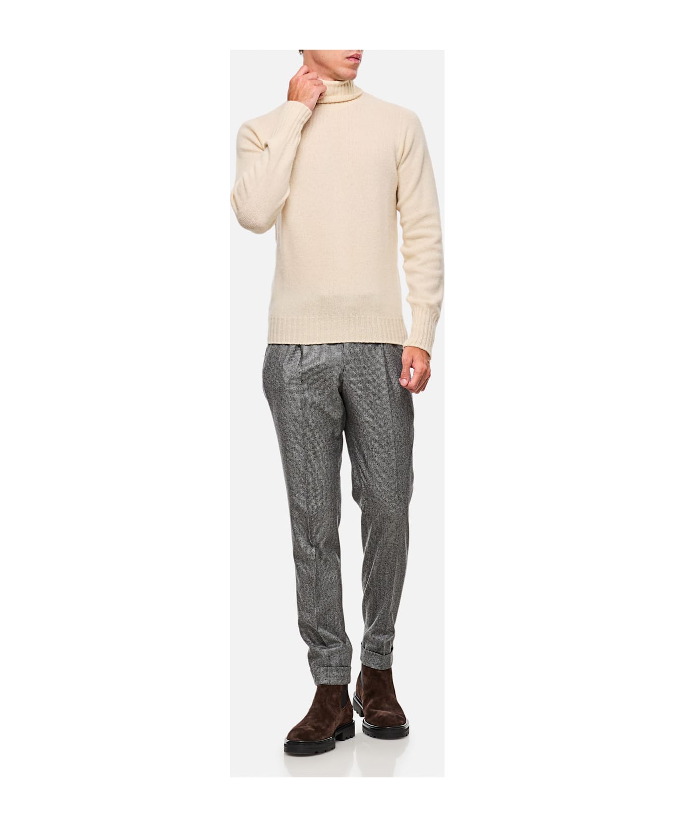Drumohr Turtleneck Sweater - White