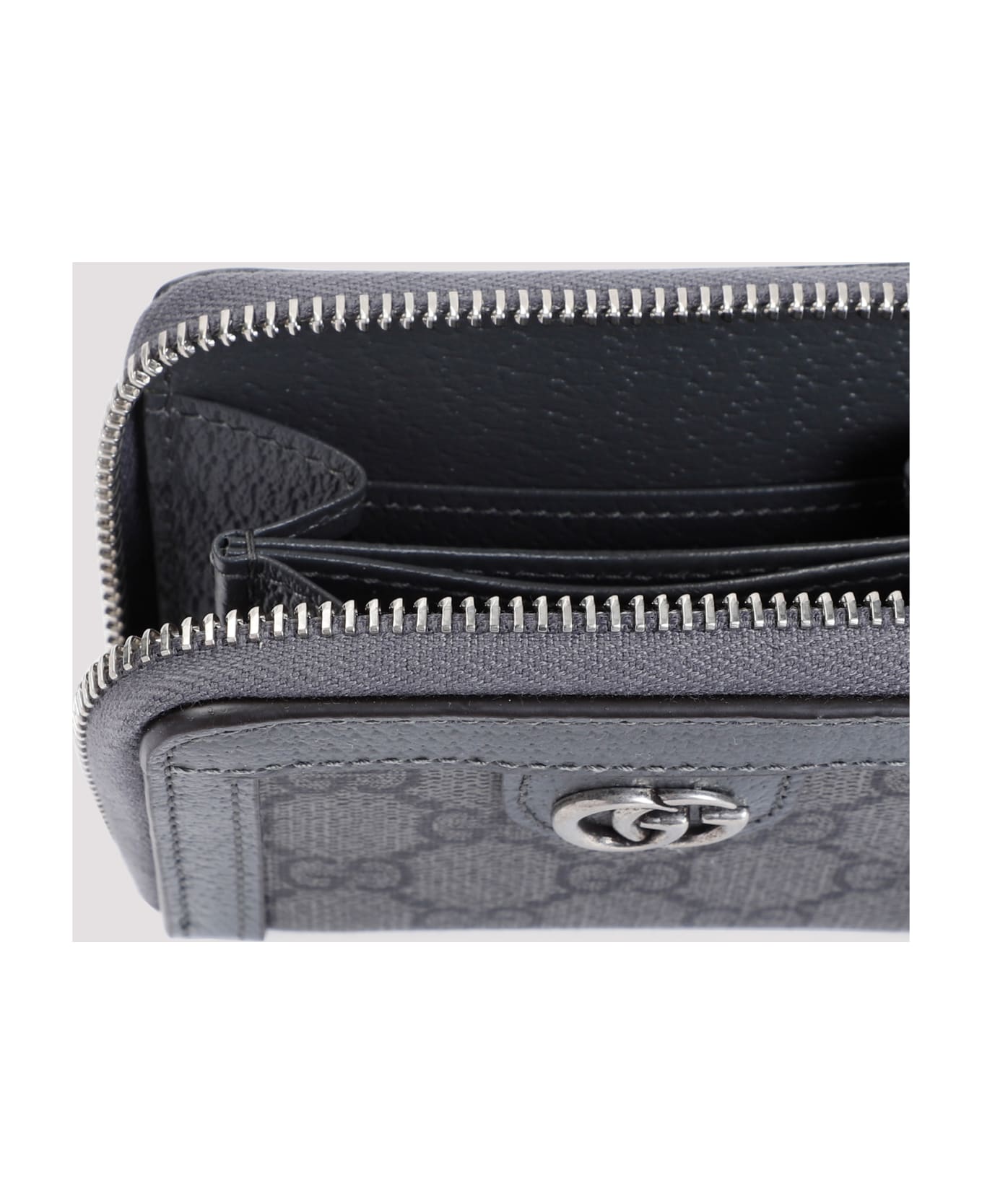 Gucci Gg Supreme Wallet - Grey Black Grap.grey