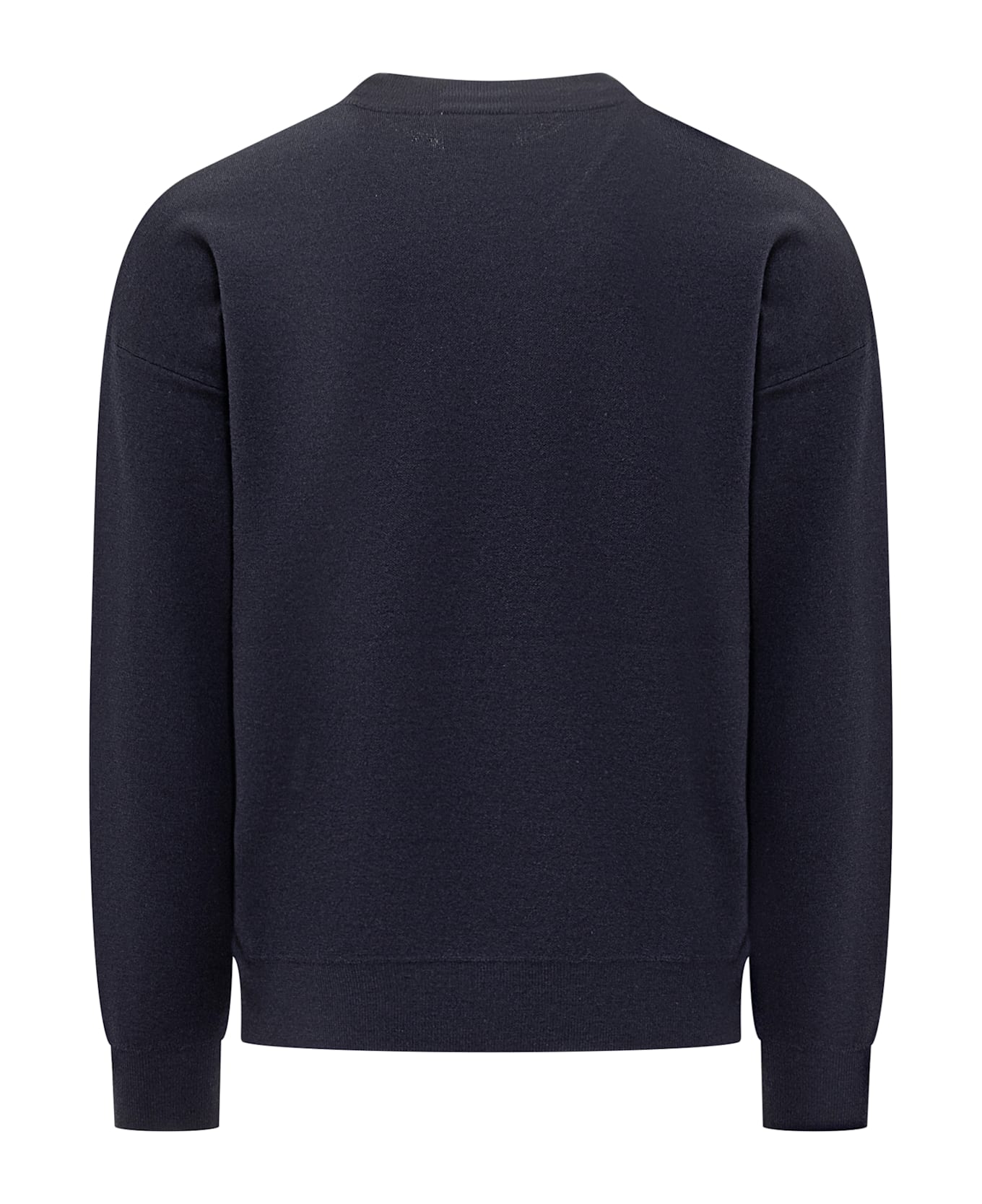 Drôle de Monsieur Sweater With Logo - NAVY