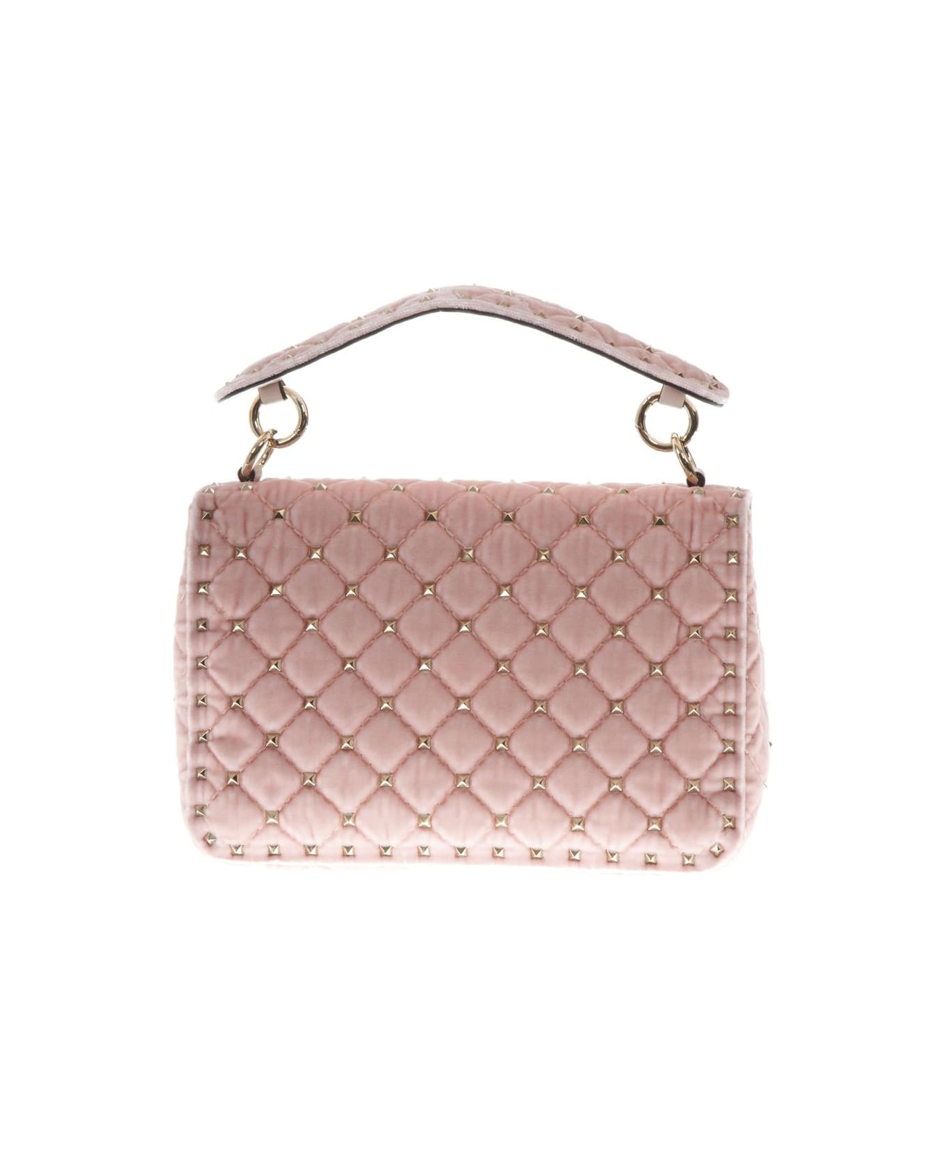 Valentino Garavani Rockstud Spike Chain Pink Leather Bag | italist ...