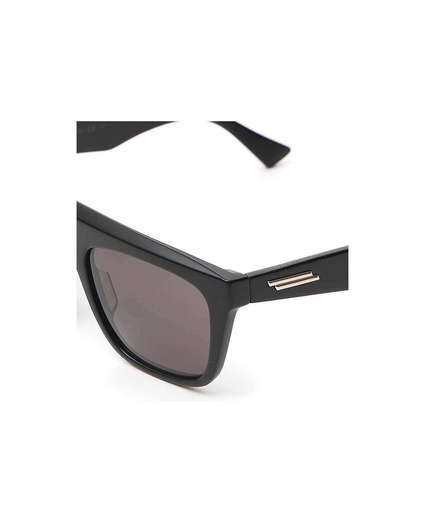Bottega Veneta Flat-top Sunglasses - BLACK