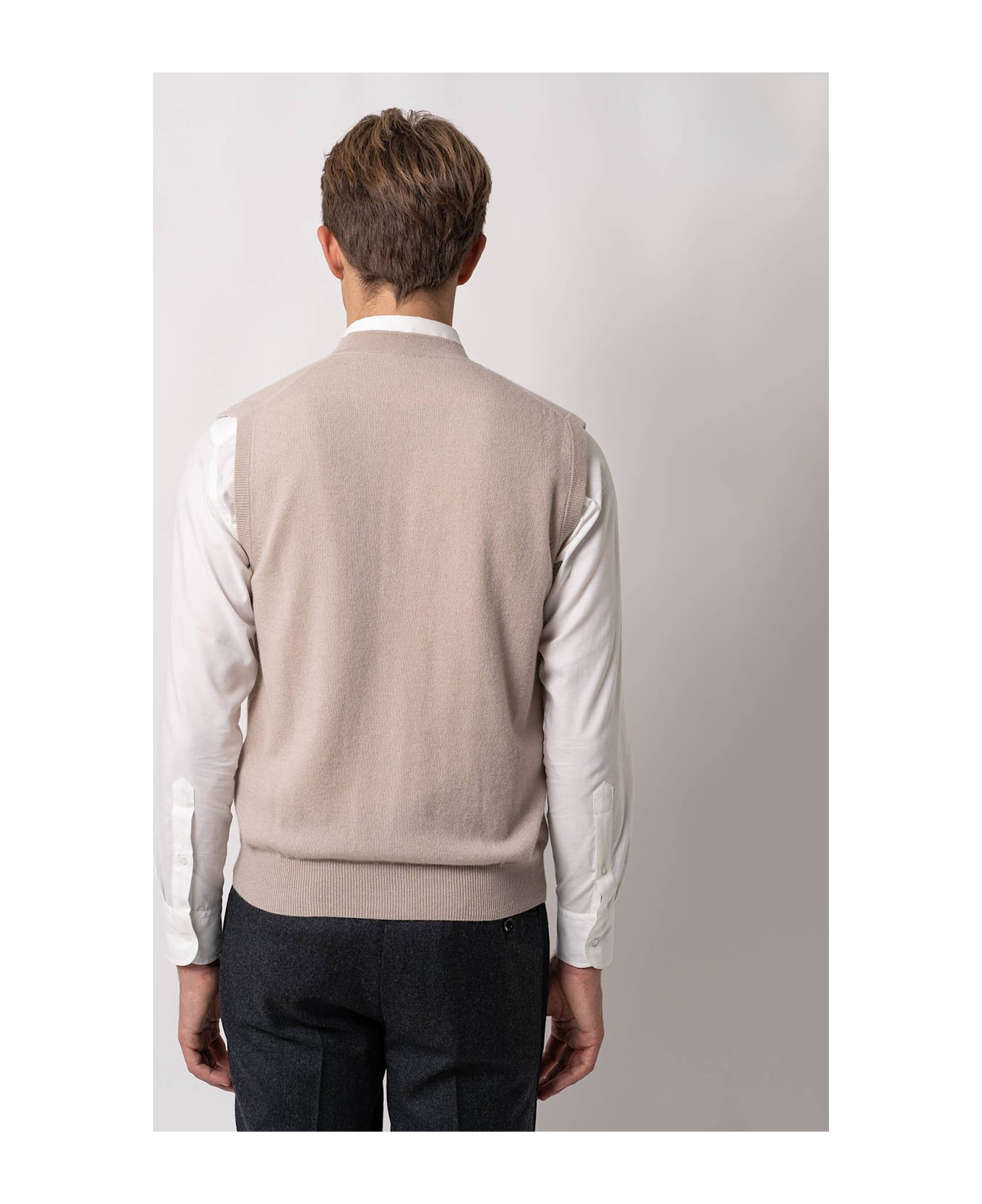 Larusmiani Gilet Solden Sweater - Beige
