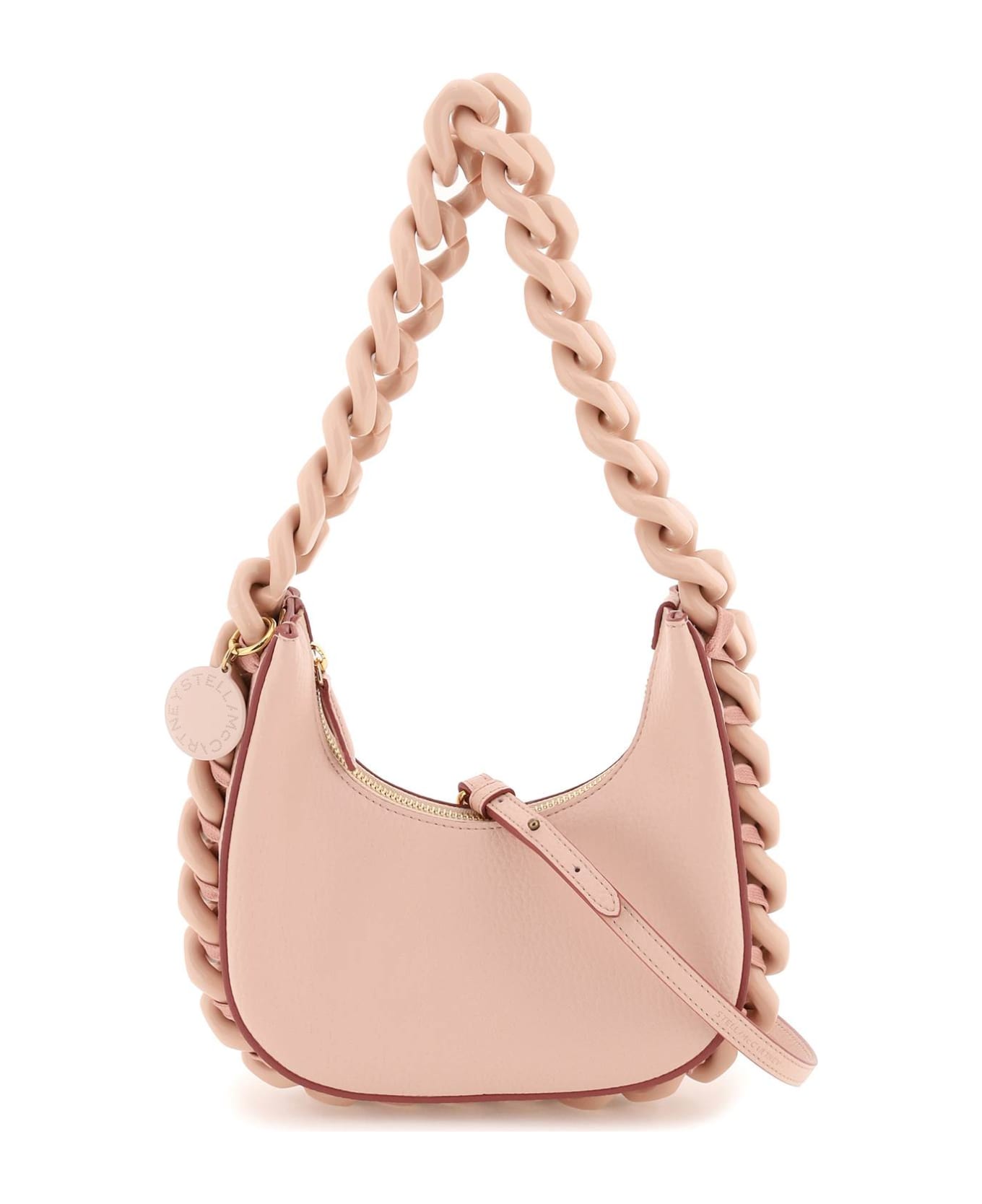 Stella McCartney Embossed Grainy Mat Shoulder Bag - ROSE PINK (Pink)