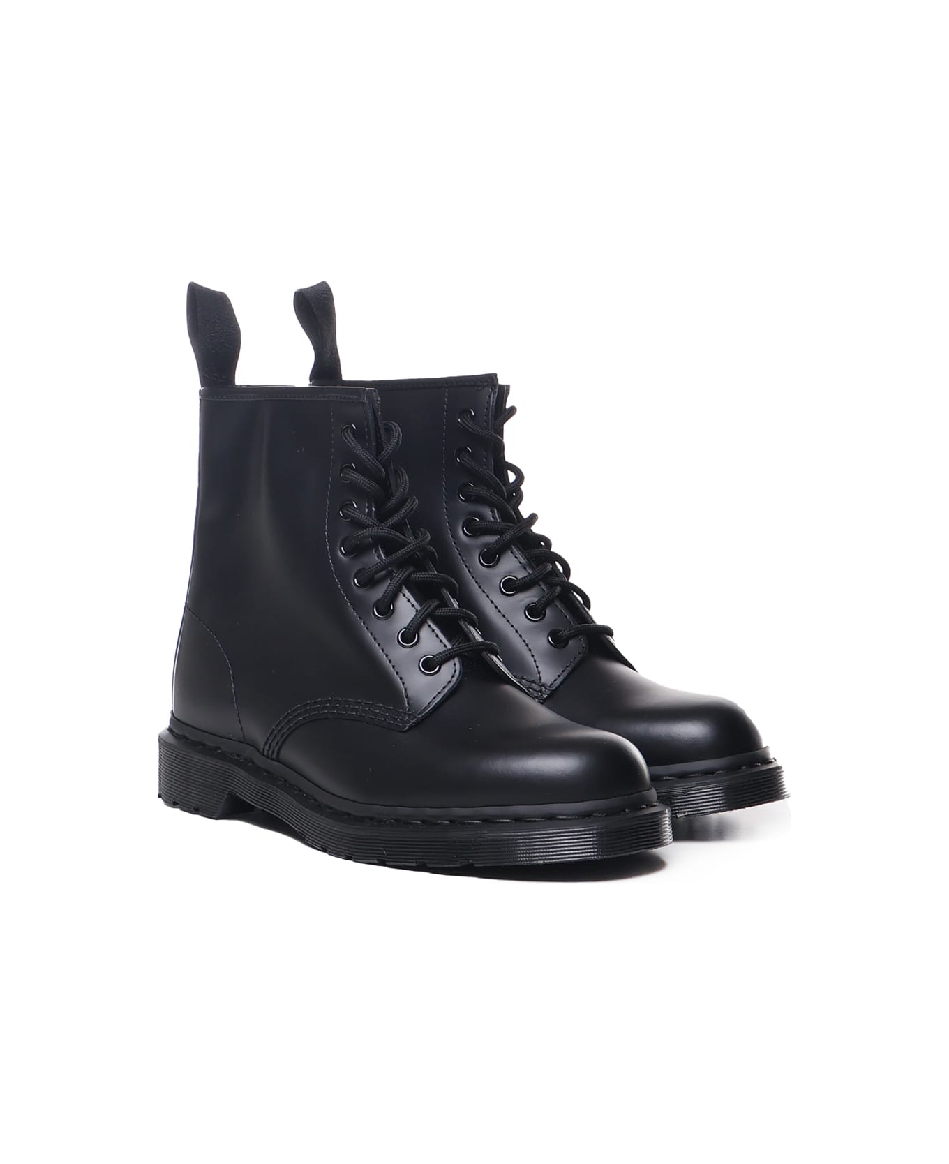 Dr. Martens Mono 1460 Leather Boots - Black Smooth