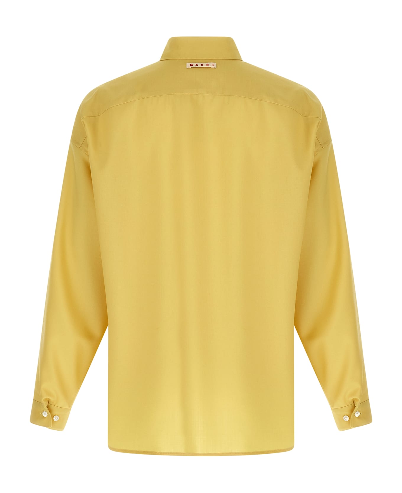 Marni 'tropical Wool' Shirt - Yellow