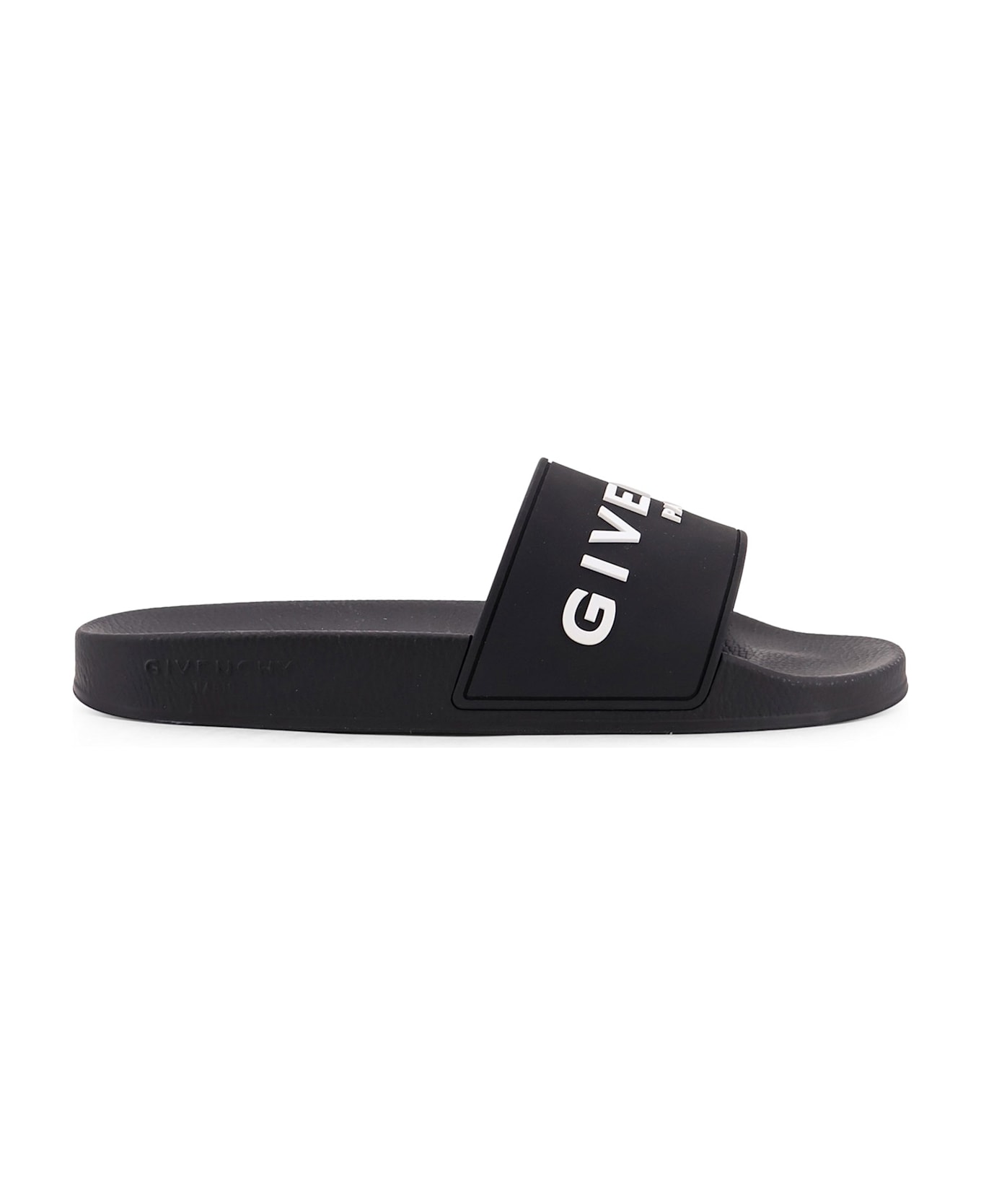 Givenchy Rubber Slides - Black