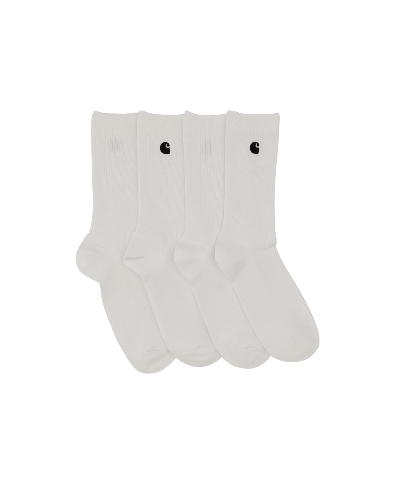Carhartt Socks With Logo - WHITE
