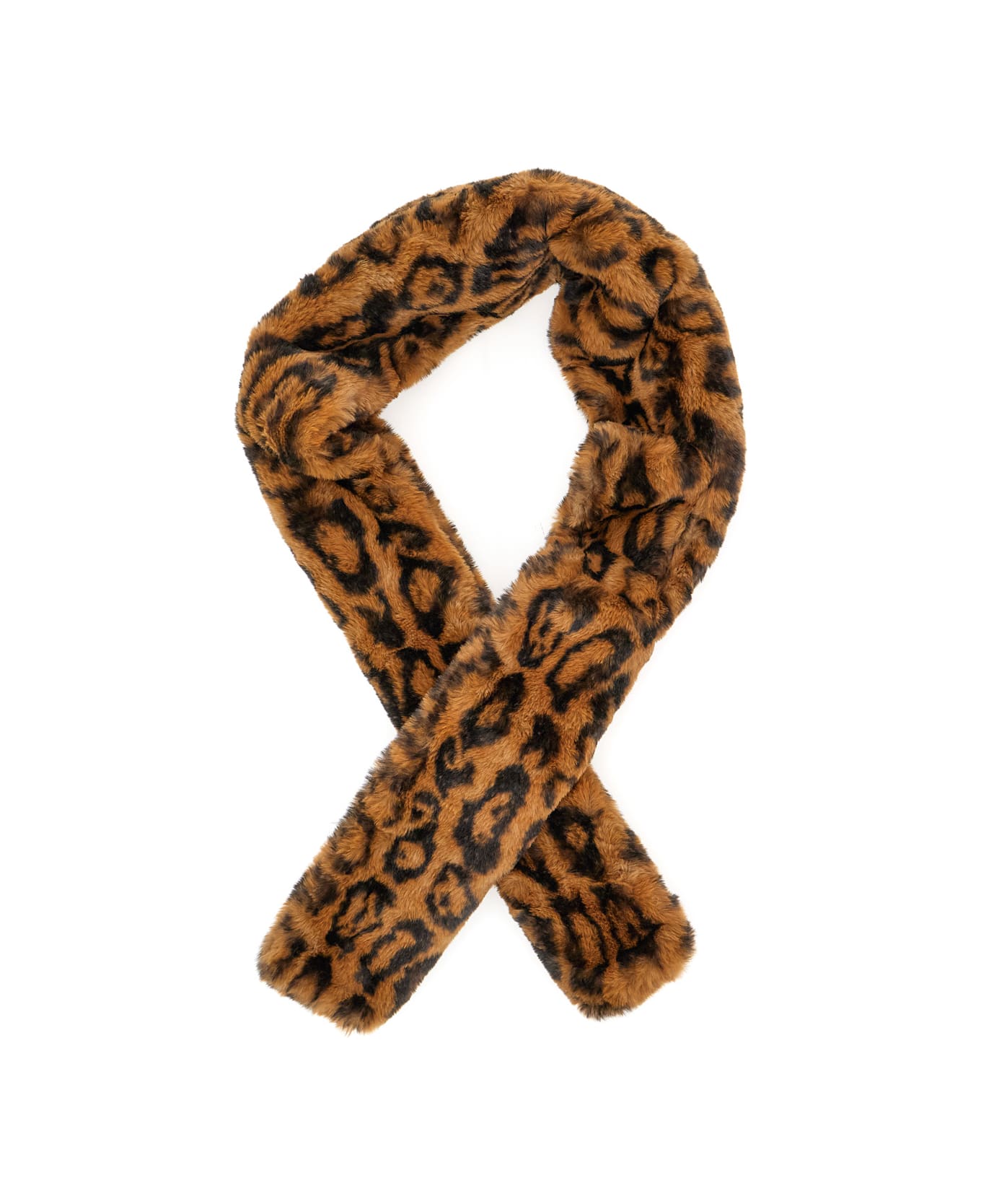 Apparis Kai Leopard Scarf - Brown