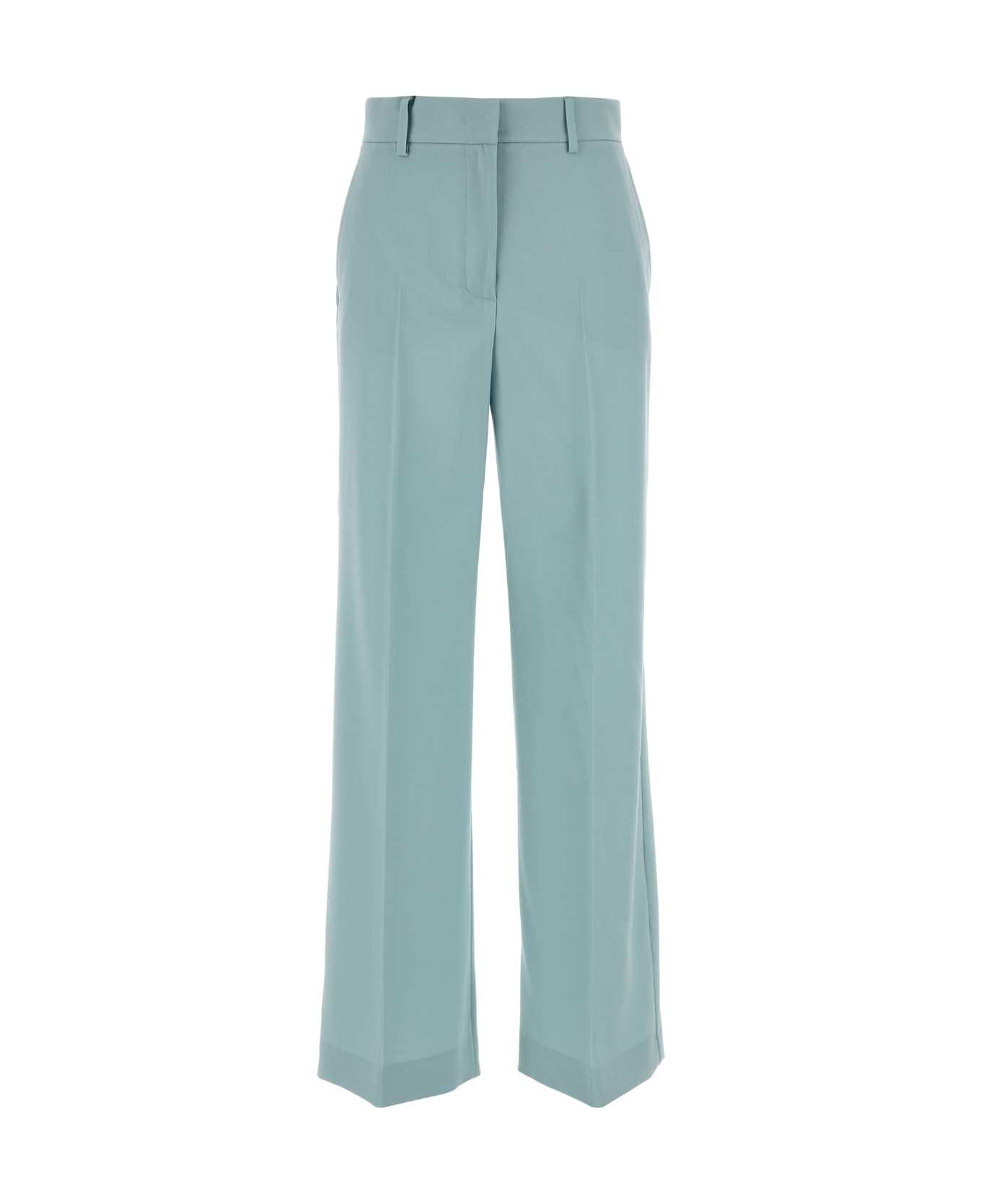 Weekend Max Mara Light Blue Wool Visivo Pant - ANICE
