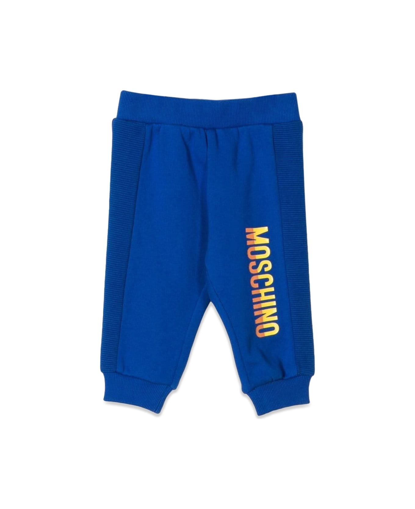 Moschino Pantalone Jogging Con Logo - BLUE