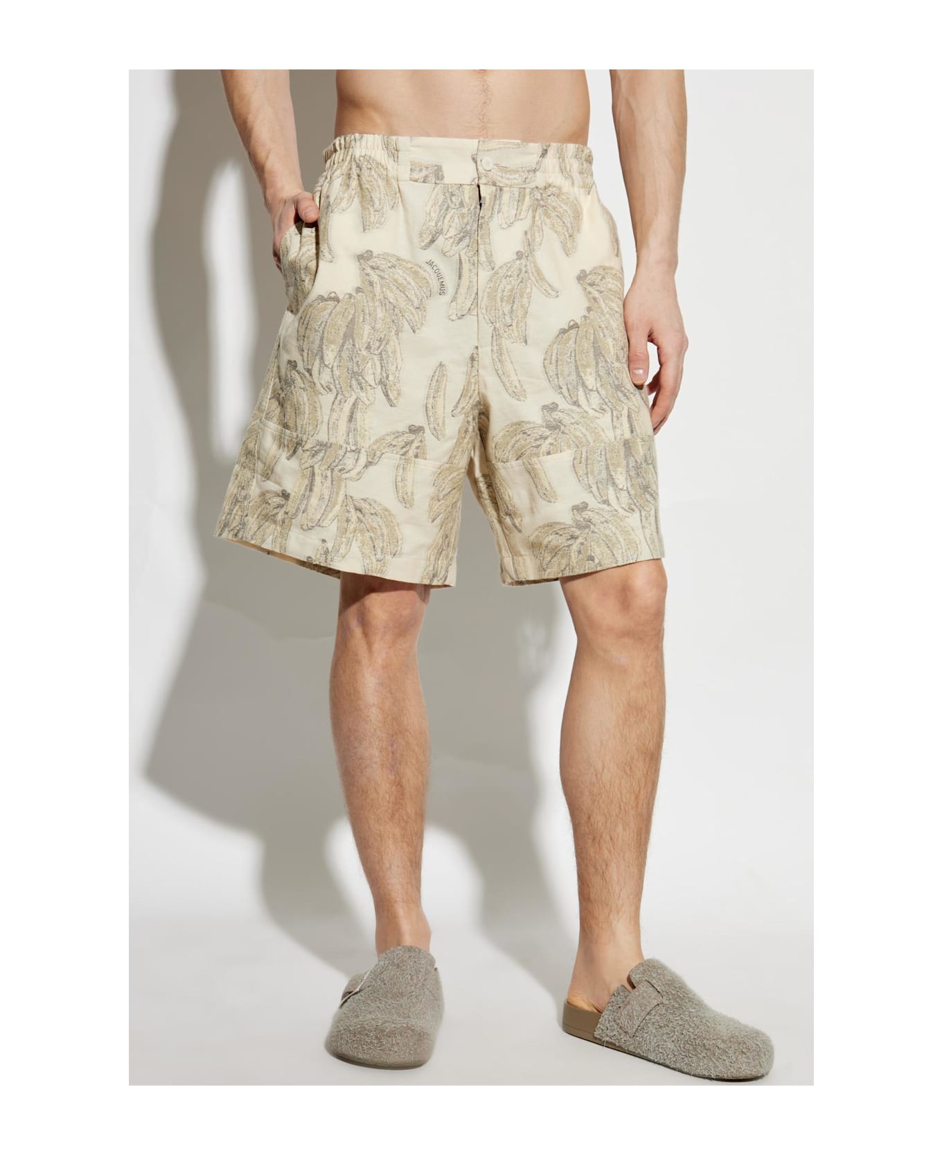 Jacquemus Patterned Shorts - Beige