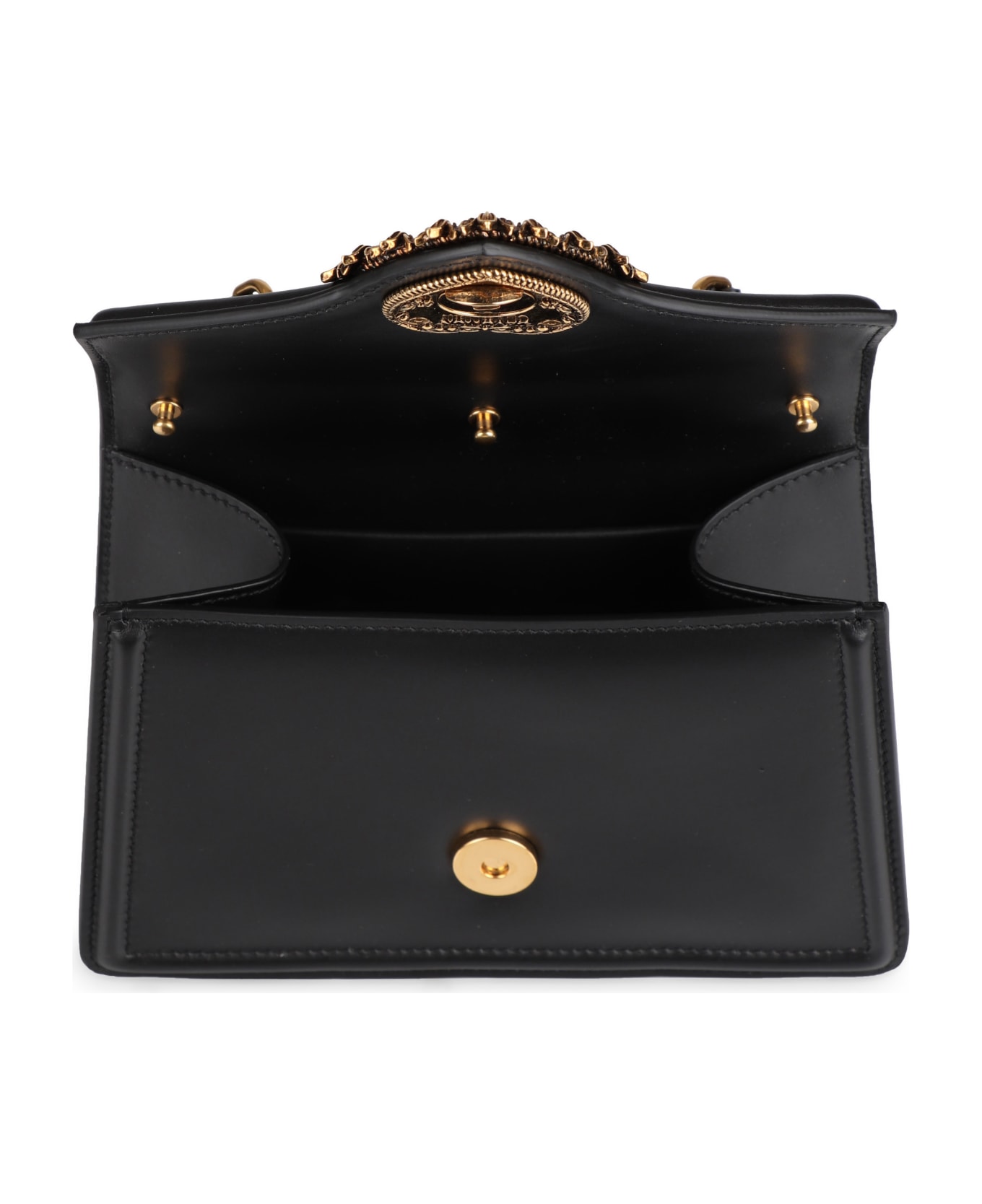 Dolce 
Gabbana Devotion Leather Mini Bag - black
