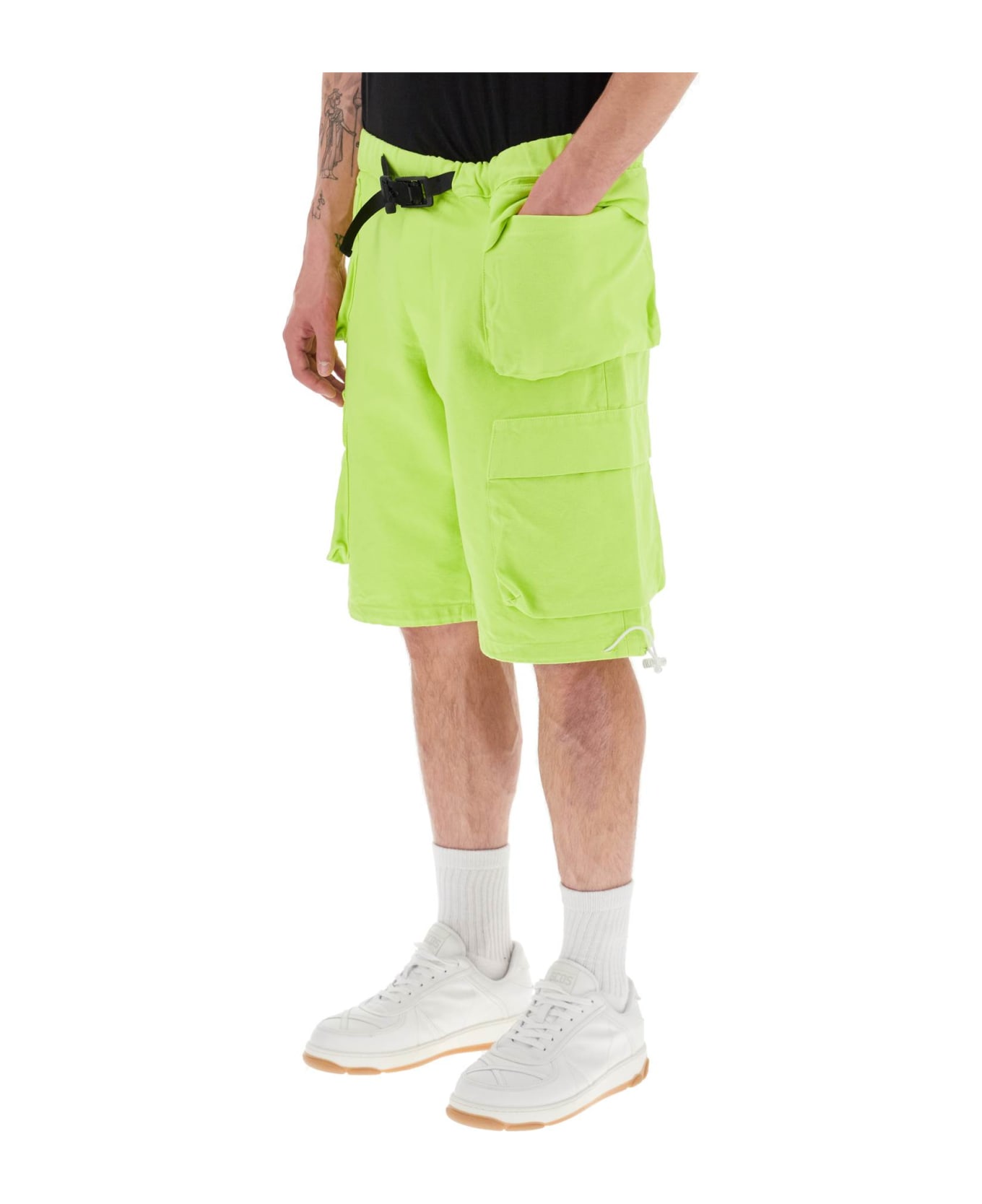 Bonsai Cargo Shorts - ACID GREEN (Green)