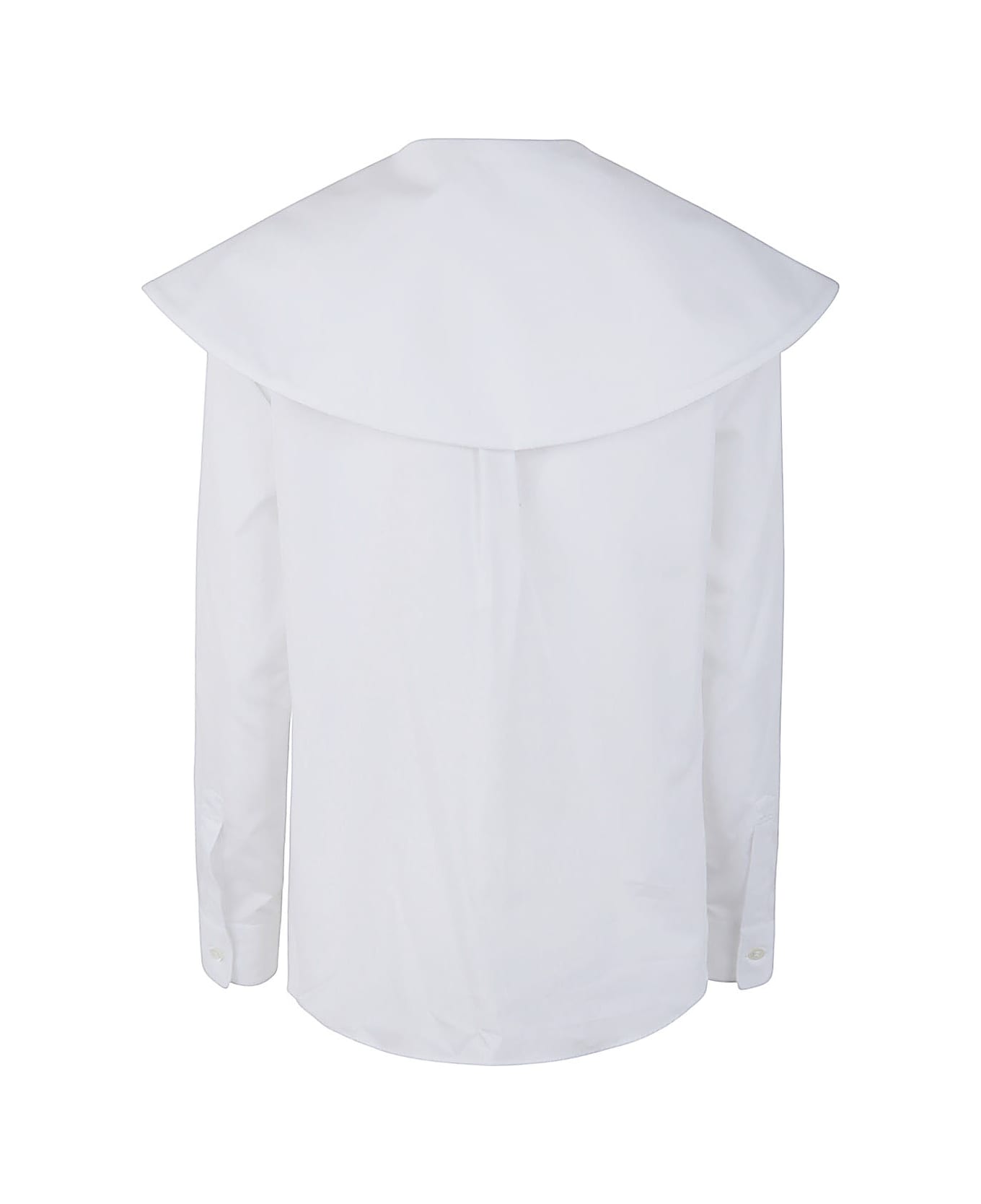 Comme des Garçons Comme des Garçons Big Neck Shirt - White シャツ
