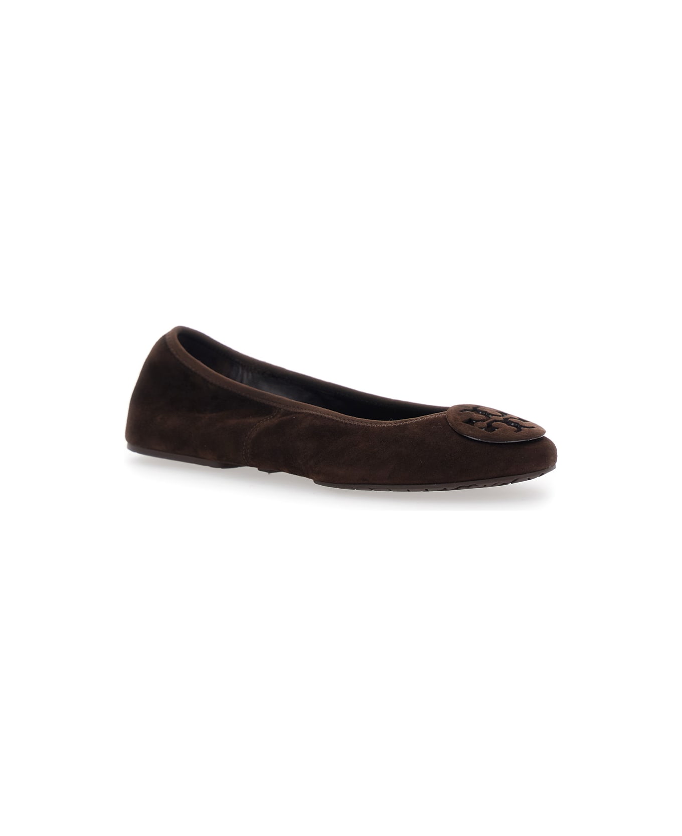 Tory Burch Minnie Travel Ballet - Brown