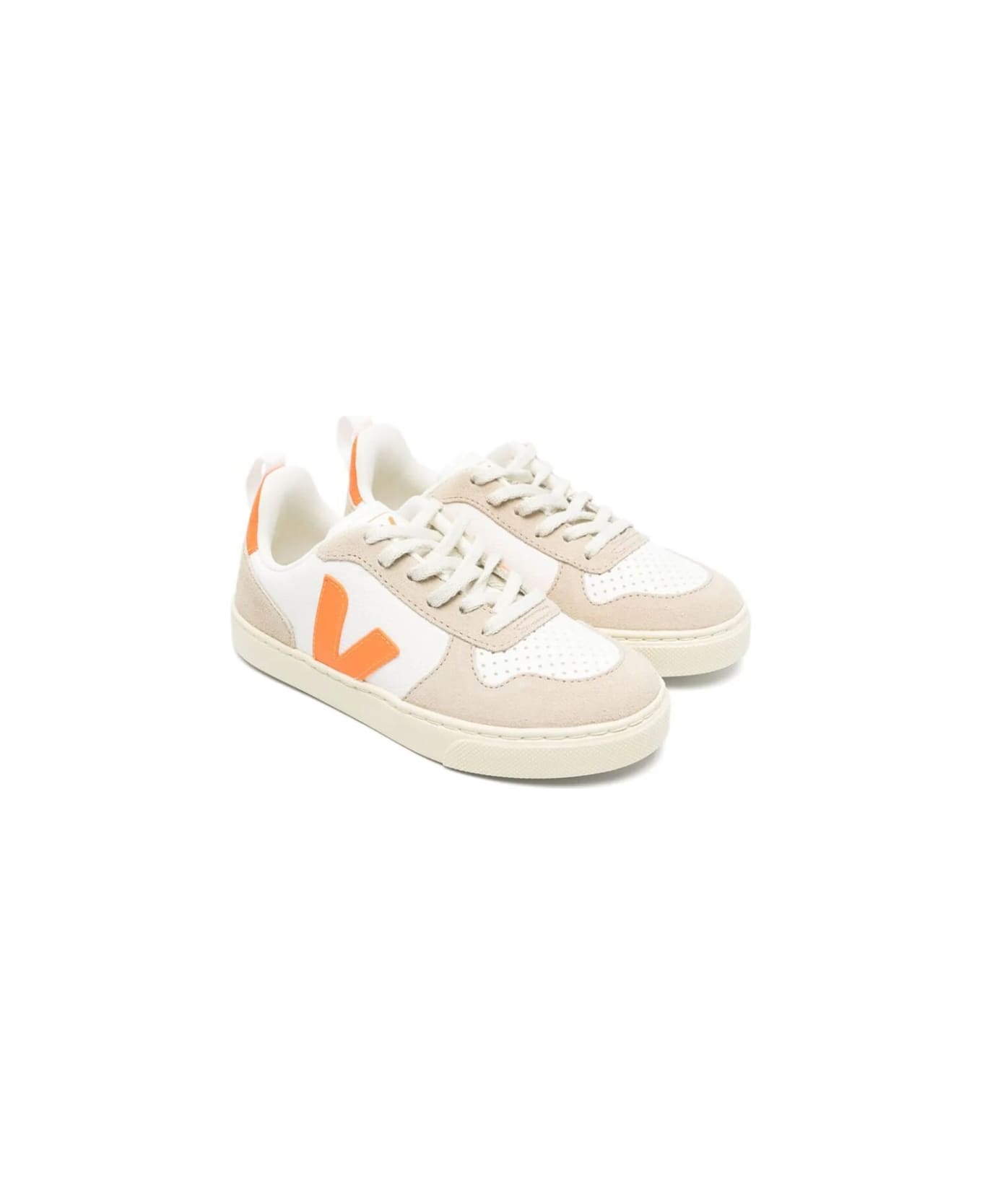 Veja Small V-10 Laces - WHITE