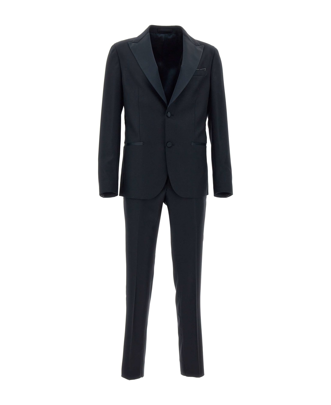Eleventy Wool Suit - BLUE