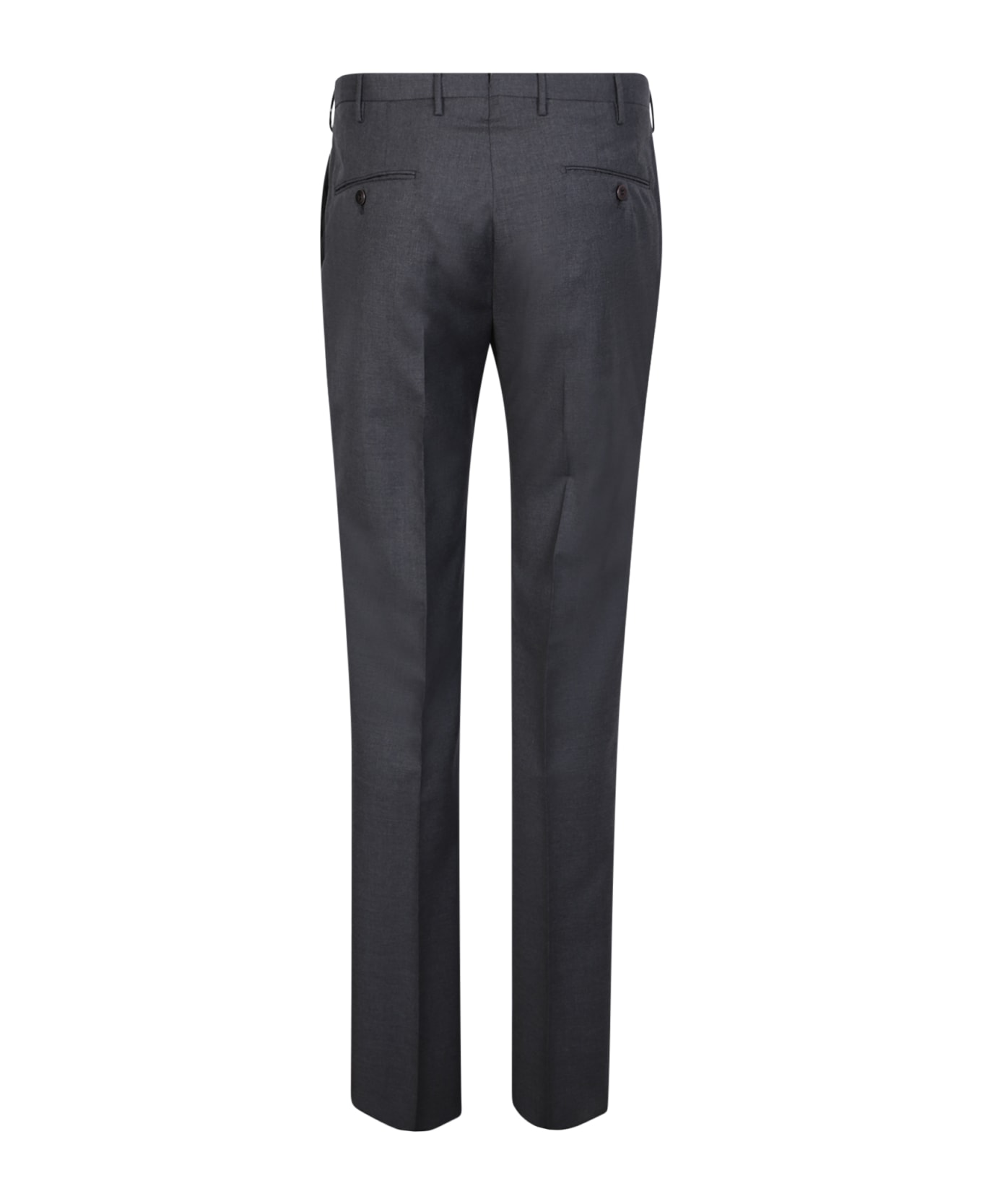 Incotex Grey Slim Fit Trousers - Grey ボトムス