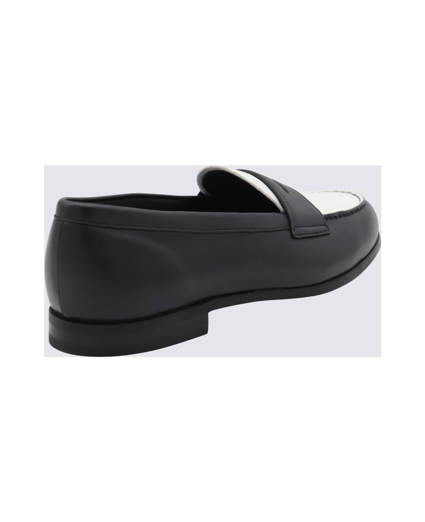 Church
s Dark Blue And White Leather Loafers - Blue
