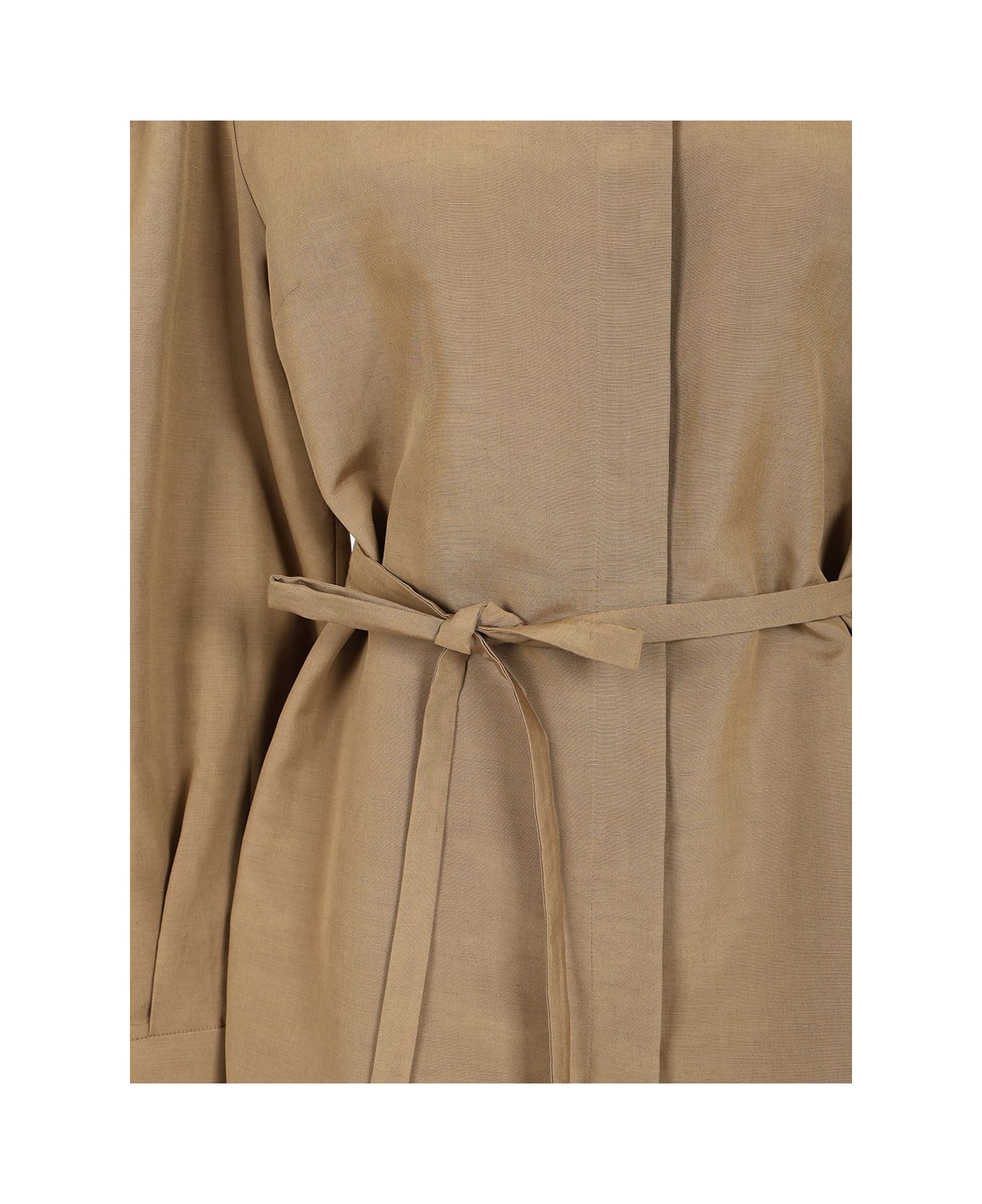 Max Mara Shirt With Belt - Corda Scuro