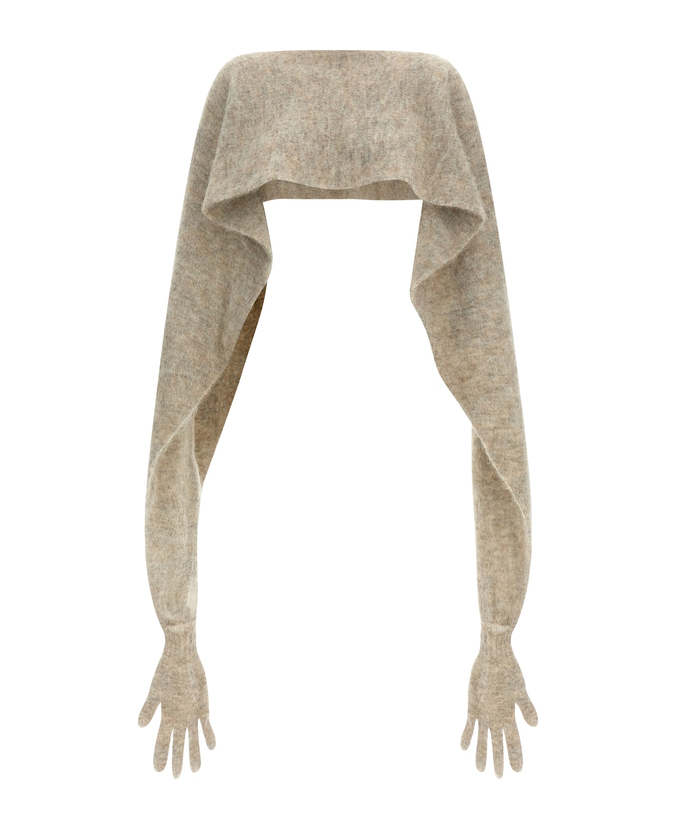 Moschino Glove Cape - NEUTRALS