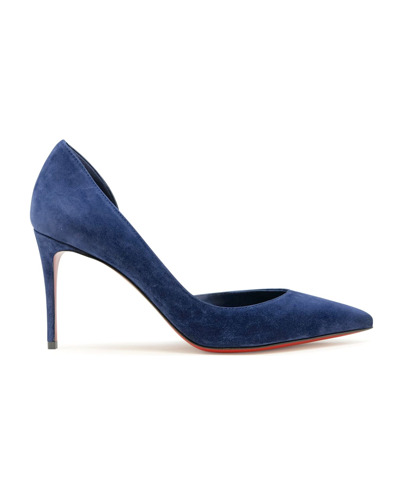 Christian Louboutin Blue Suede Iriza 85 Pumps - BLUE