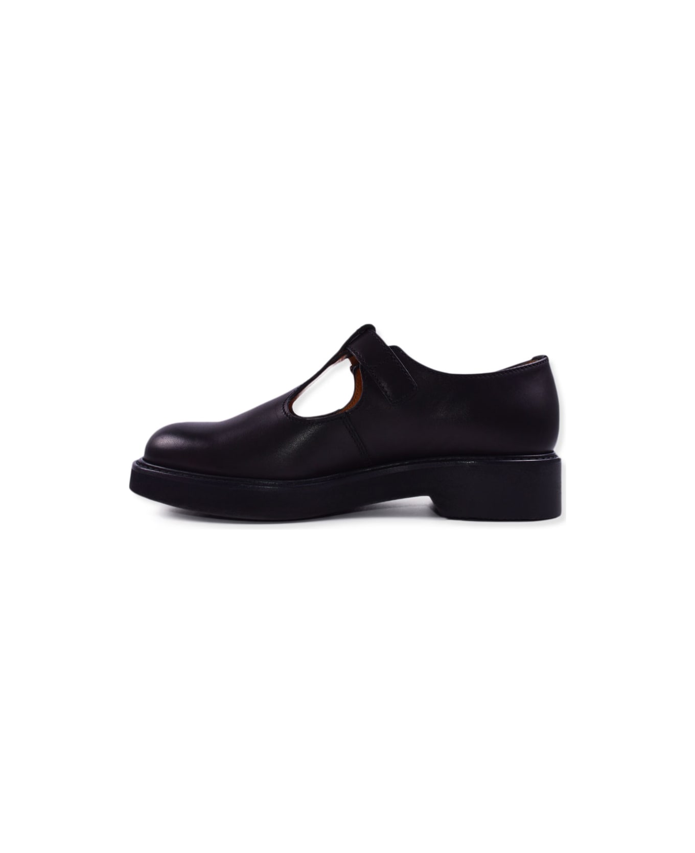 Church's Leather Sandals With Buckle - Black サンダル