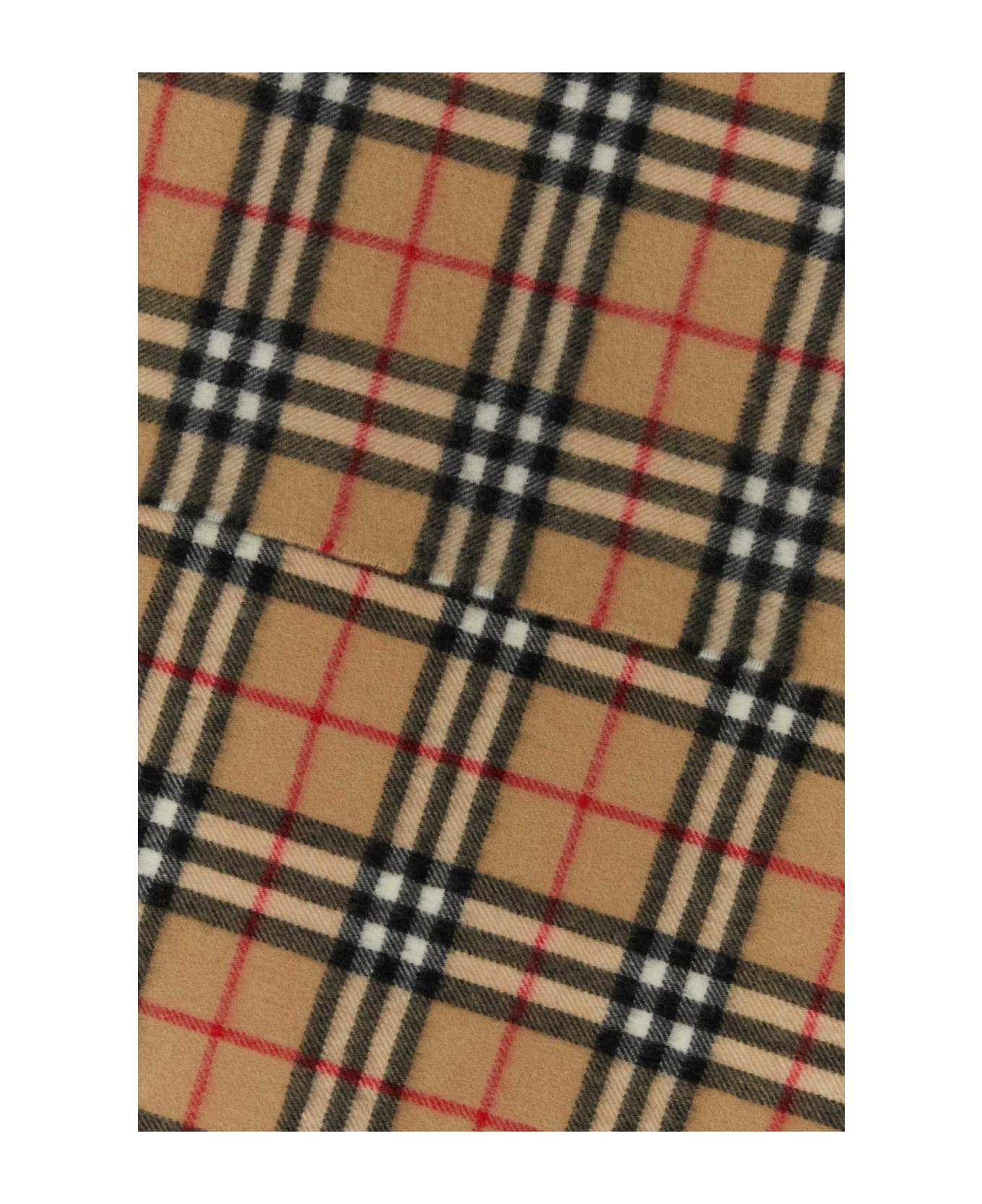 Burberry Embroidered Cashmere Scarf - ARCHIVEBEIGE